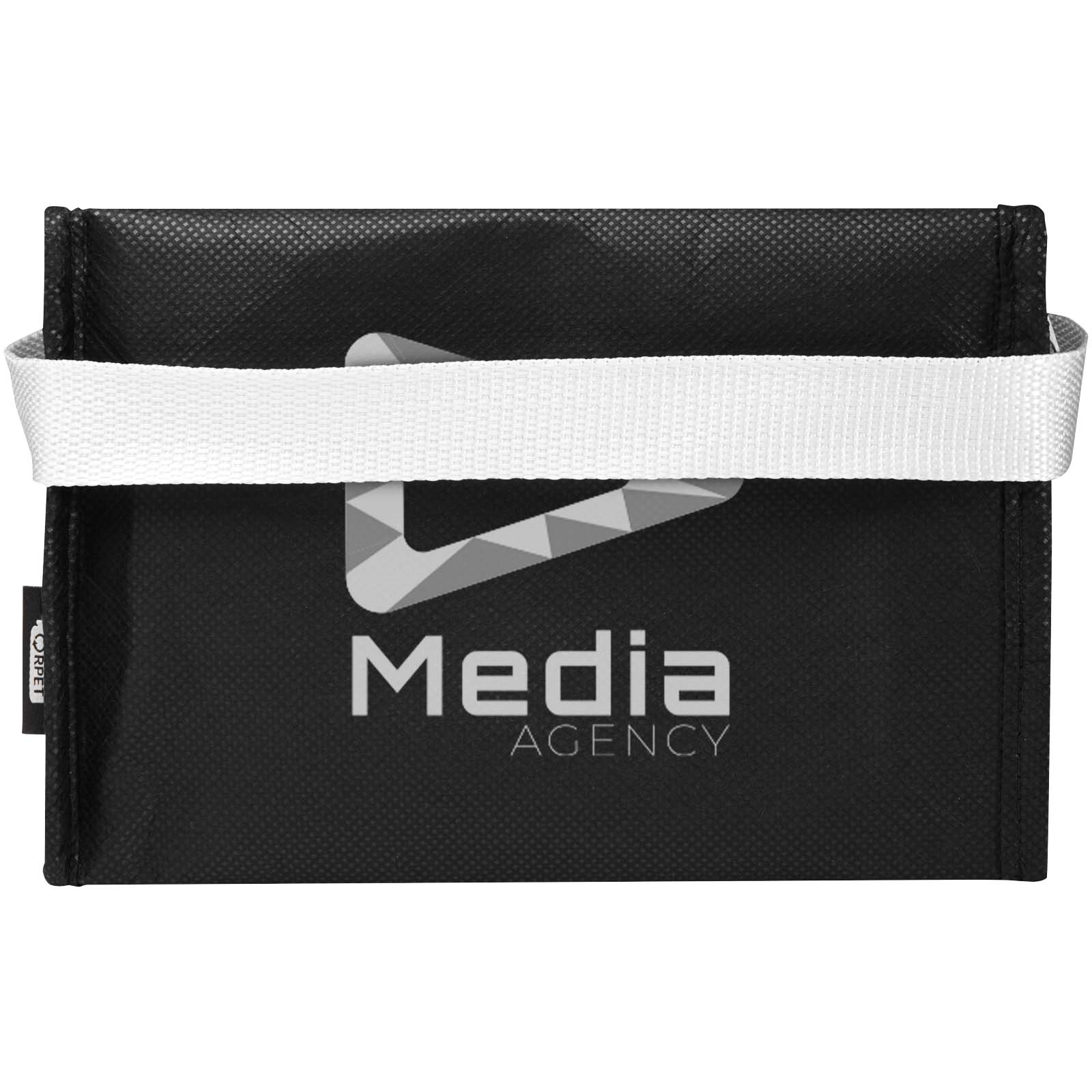 Bolsa isotérmica para 6 latas no tejida de material reciclado GRS de 4 l Spectrum
