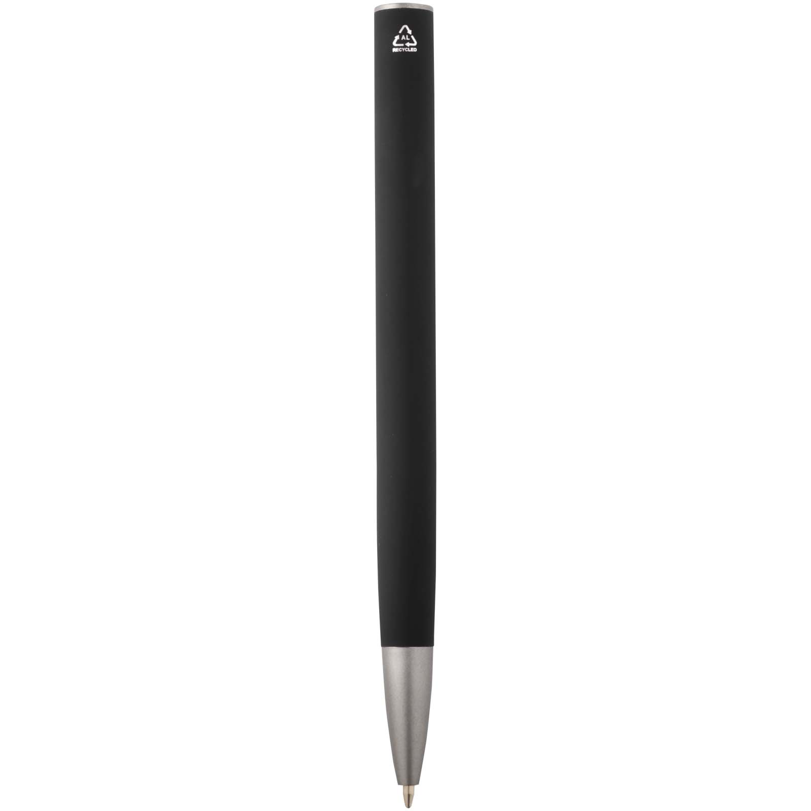 Bolígrafo de aluminio reciclado Ziguur (tinta negra)
