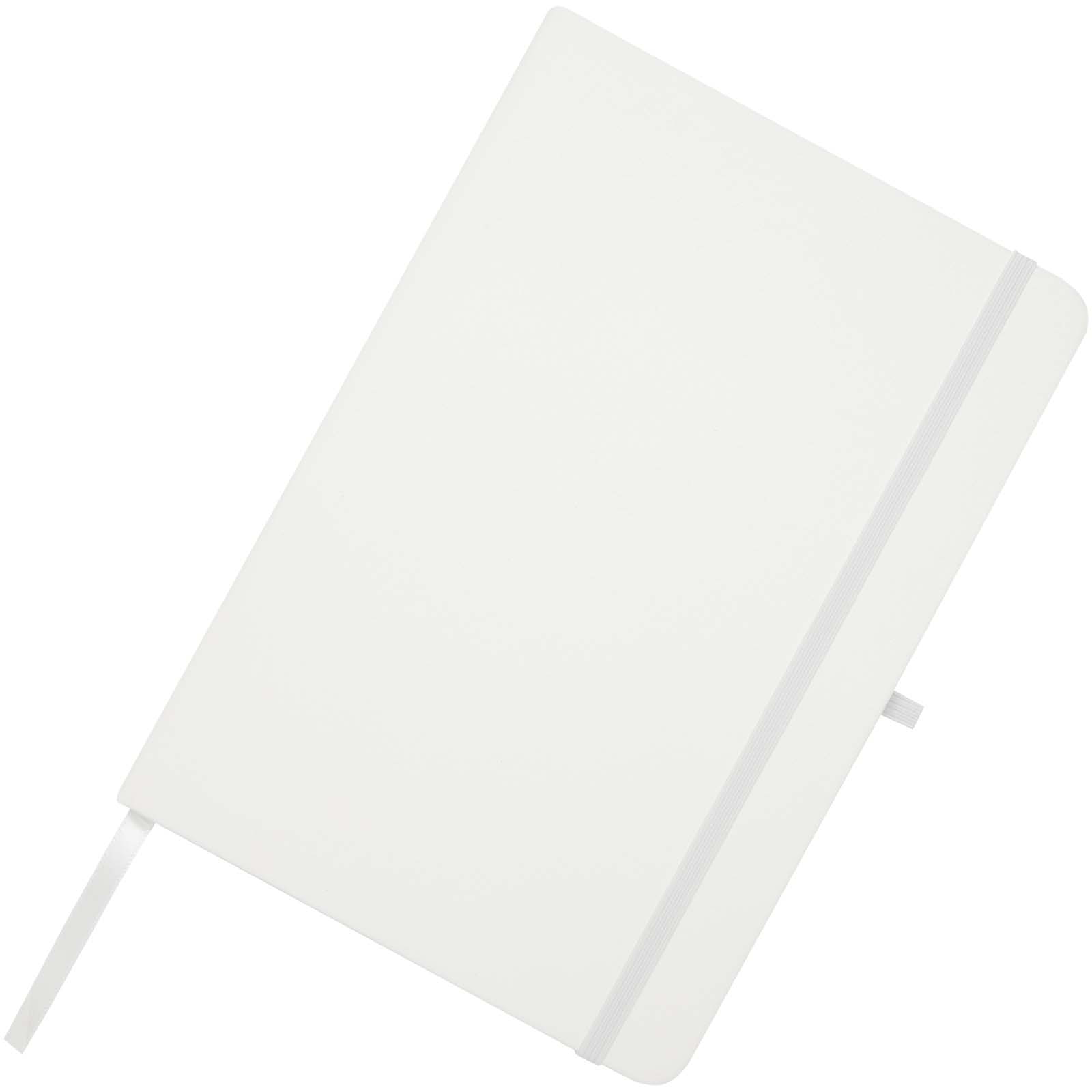 Libreta de tapa dura A5 de material reciclado con páginas rayadas Teak