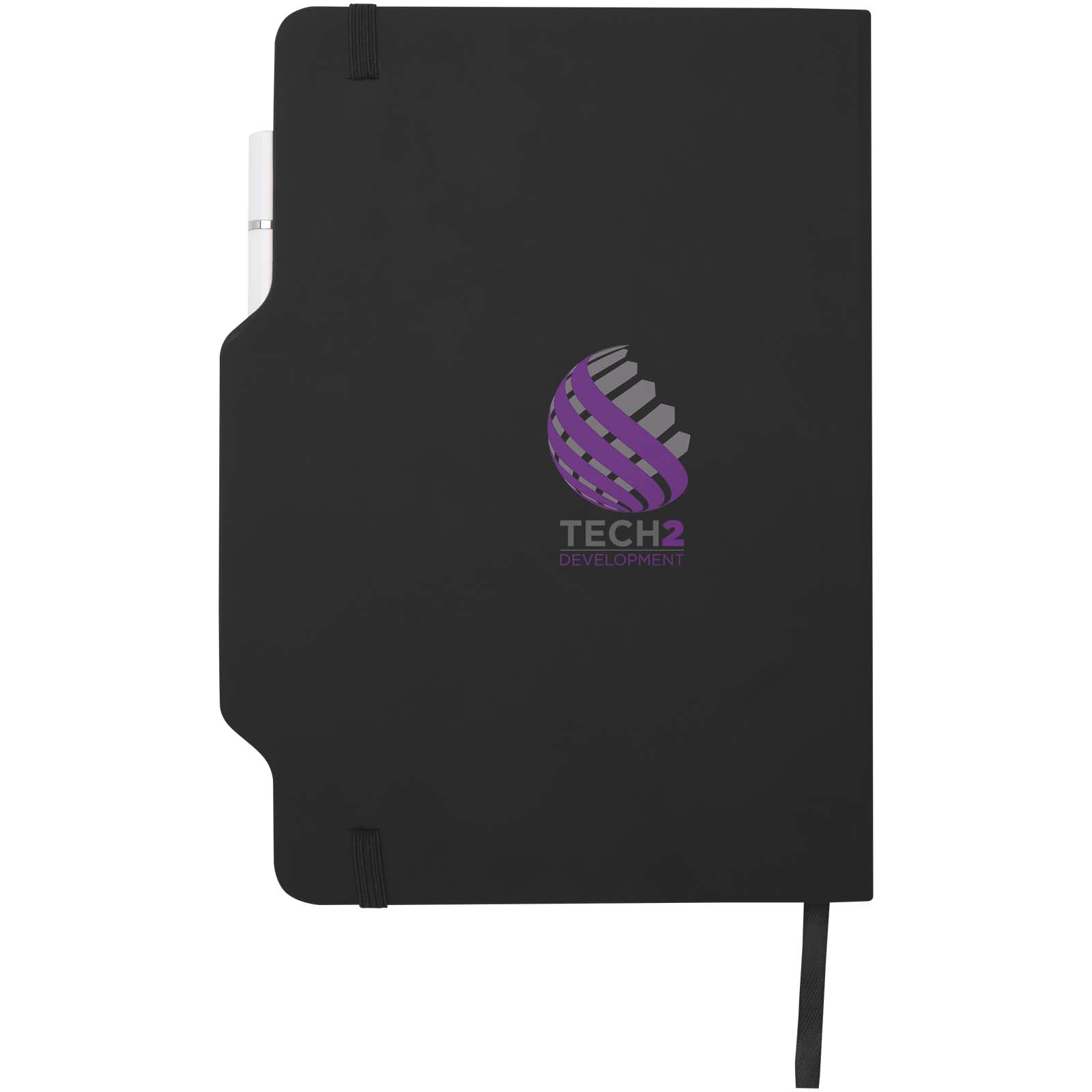 Libreta de tapa dura A5 con combinación de bolígrafo y lápiz Nexus (tinta negra)