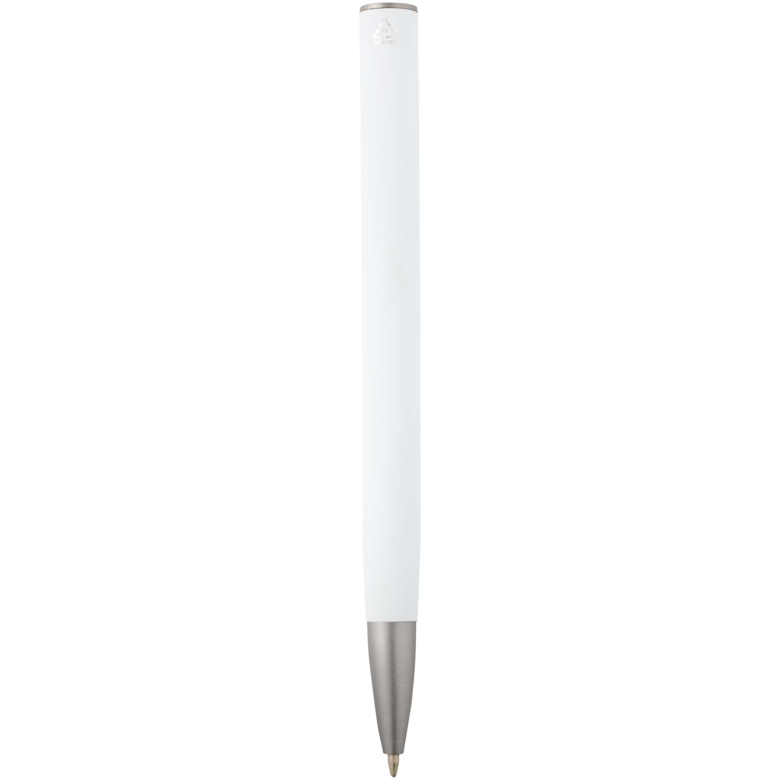 Bolígrafo de aluminio reciclado Ziguur (tinta azul)