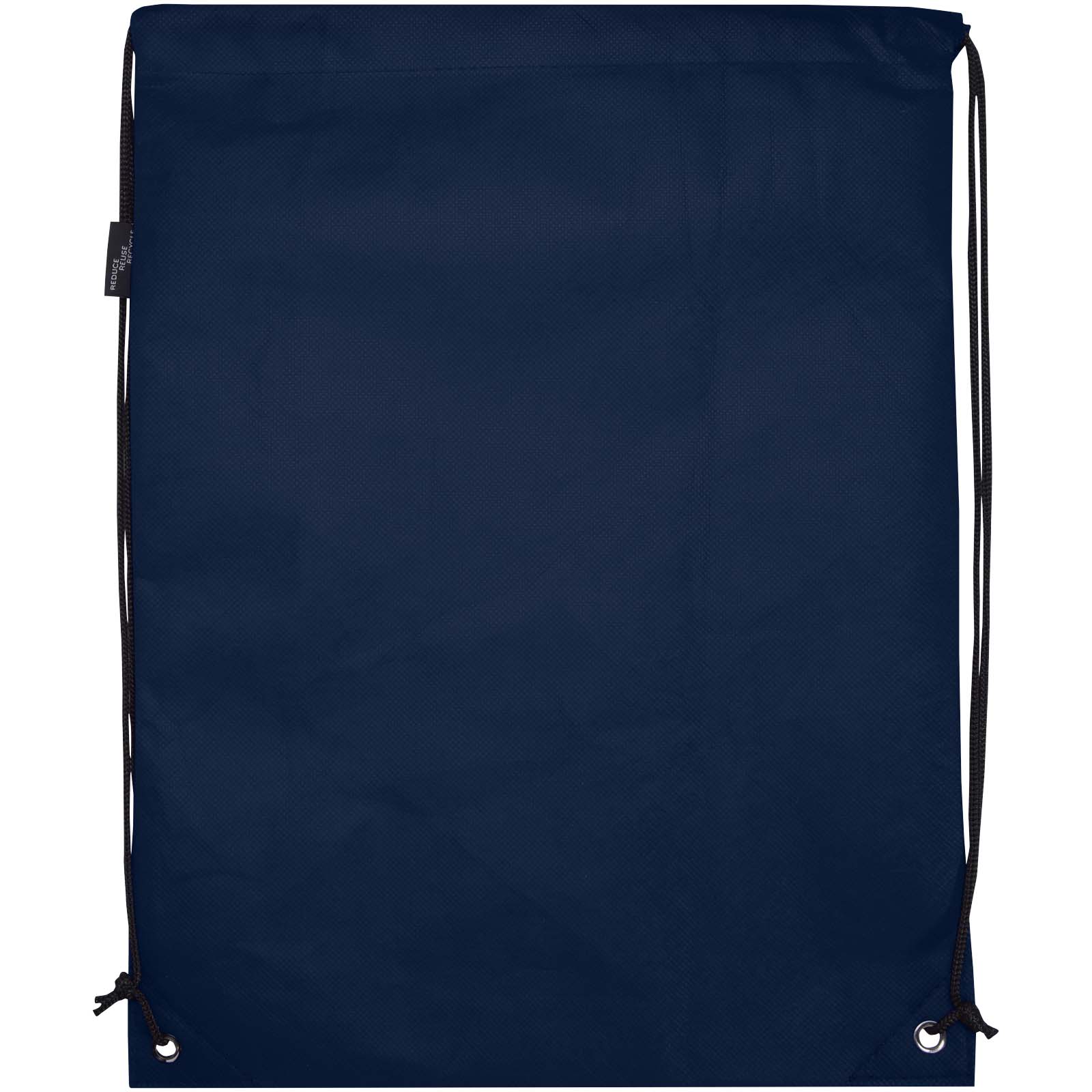 Bolsa de tela sin tejer de material reciclado GRS con cordón de 5 l Evergreen