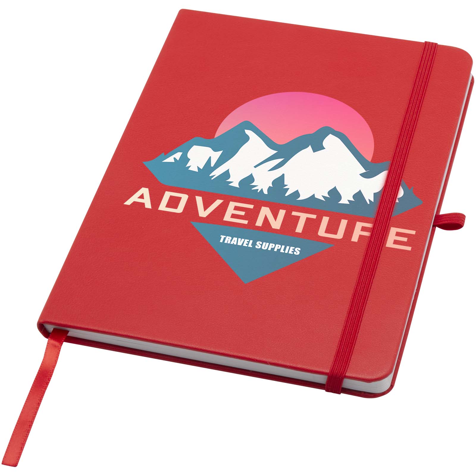 Libreta de tapa dura A5 de material reciclado con páginas rayadas Teak