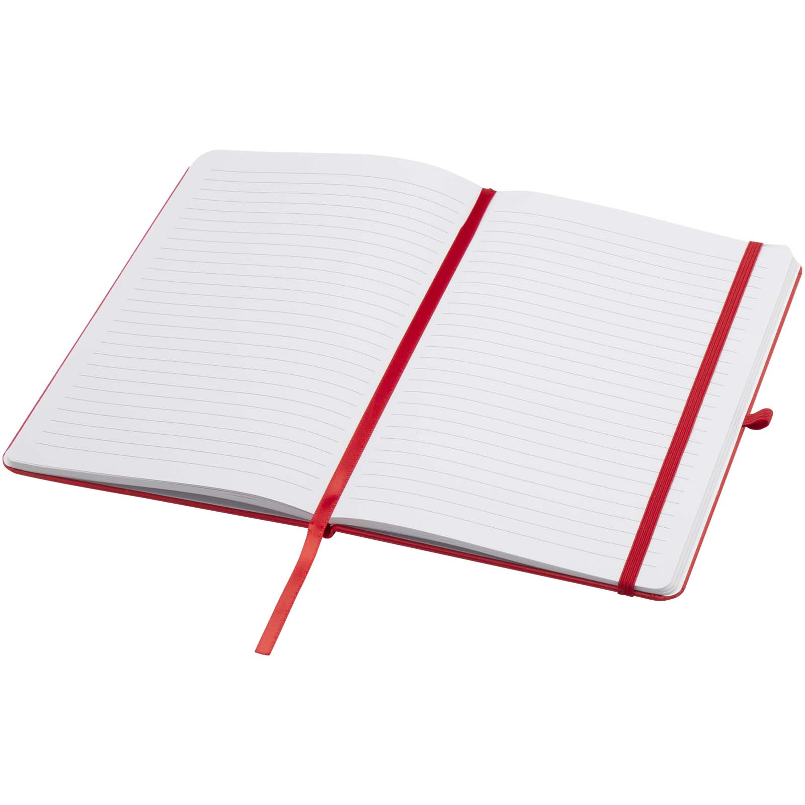 Libreta de tapa dura A5 de material reciclado con páginas rayadas Teak