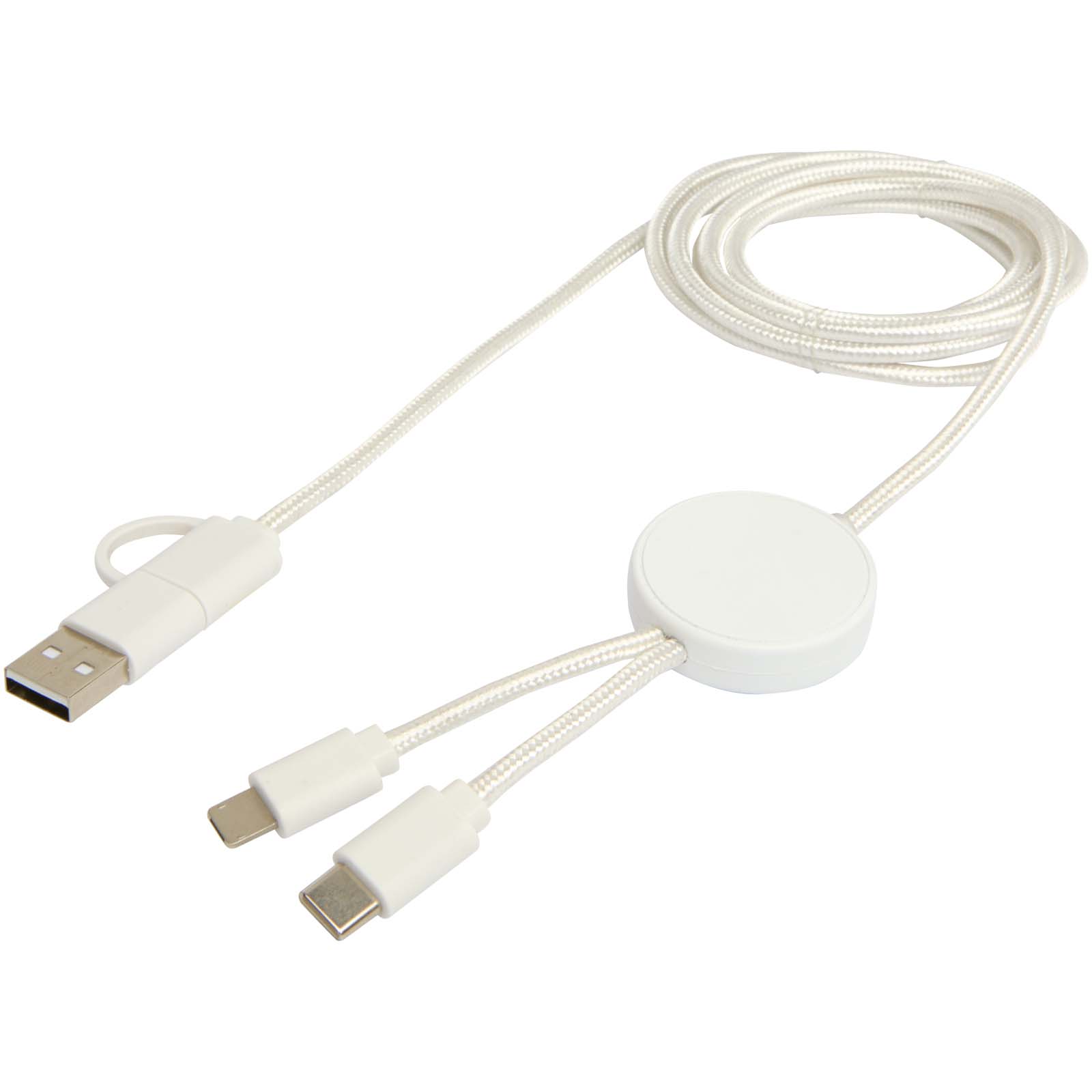 Cable 5 en 1 de plástico reciclado de 150 cm para sincronización de datos y carga rápida de 27 W Citala