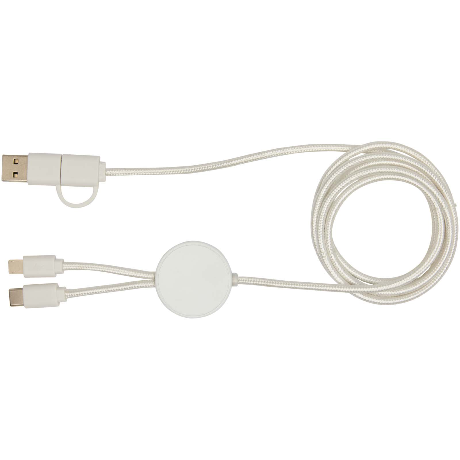 Cable 5 en 1 de plástico reciclado de 150 cm para sincronización de datos y carga rápida de 27 W Citala