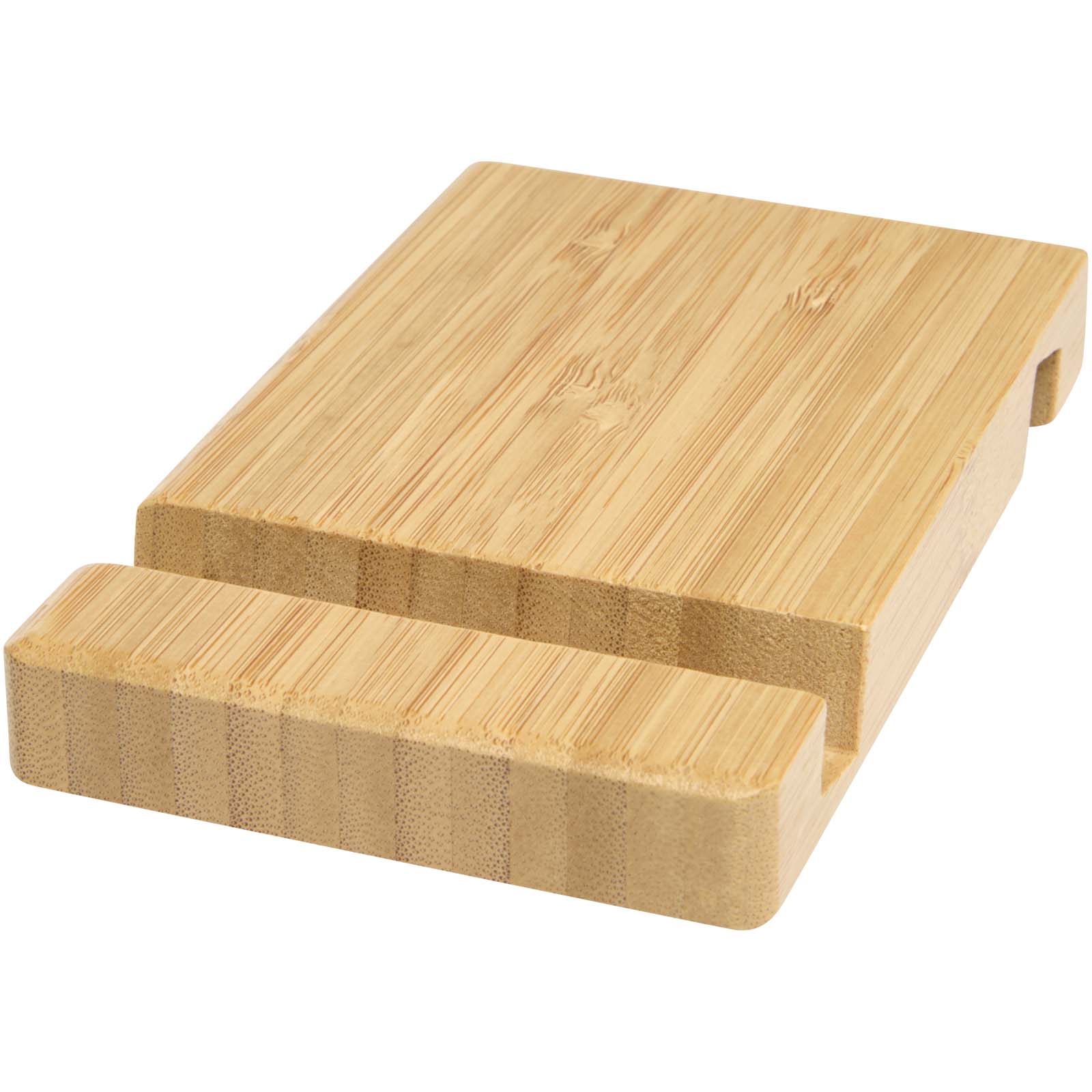Soporte de bambú de 2 ángulos para tableta y teléfono Bubup