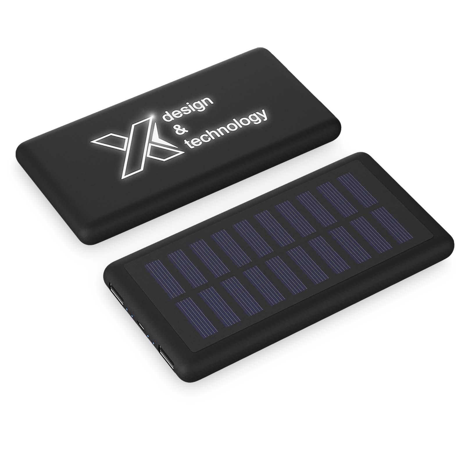 SCX.design P30 8000 mAh bateria solar externa retroiluminada