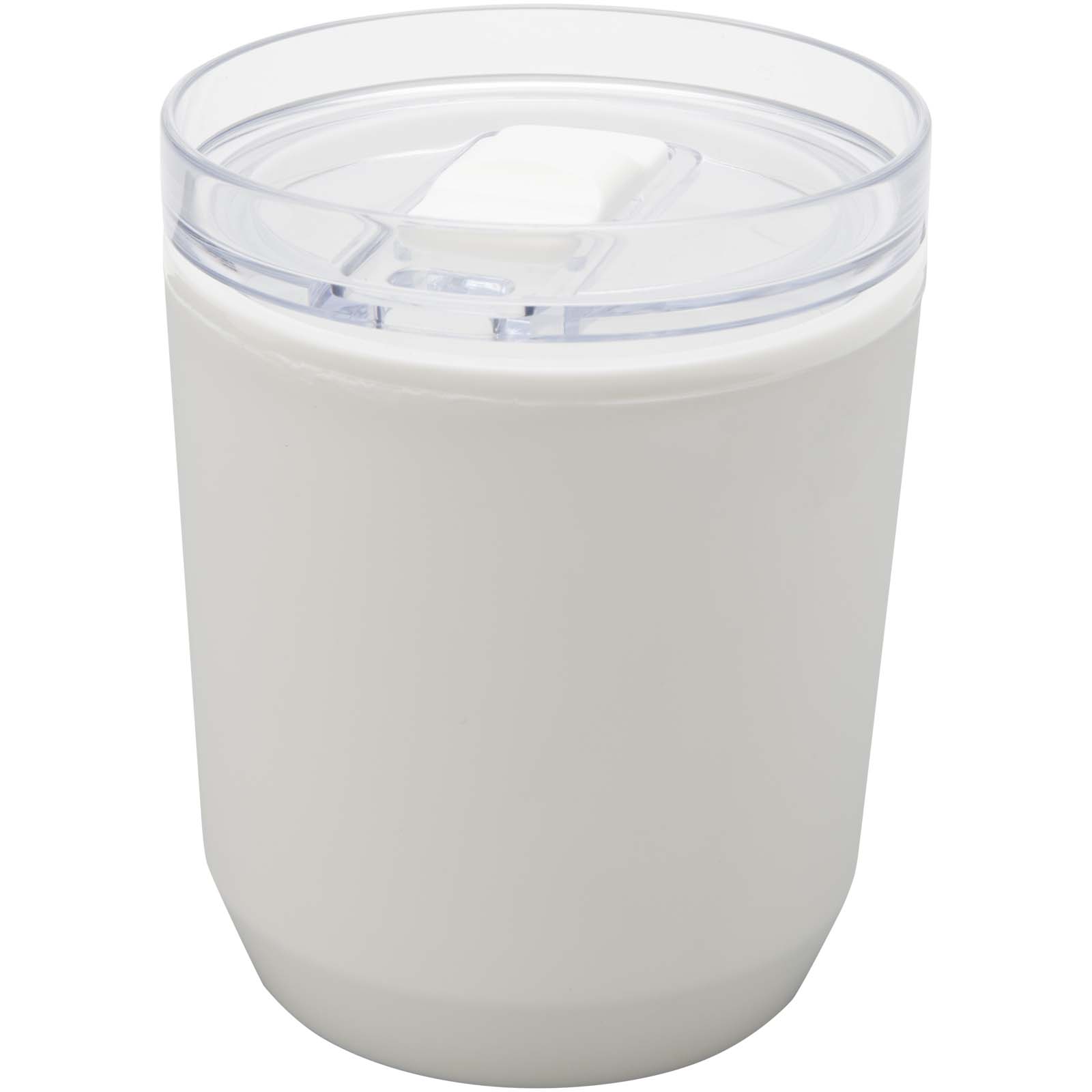 Vaso de doble pared de plástico reciclado de 180 ml Hudson