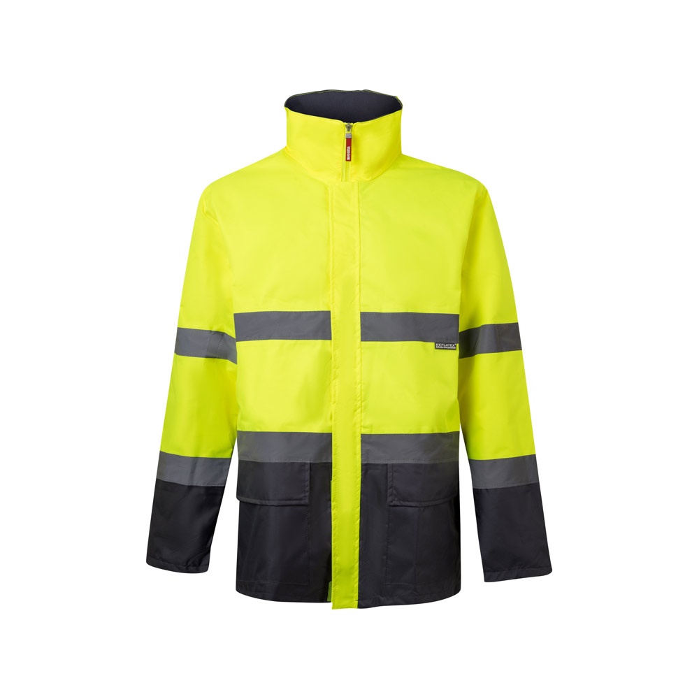 VL THEMIS LARGE. Parka bicolor (190g/m²), en poliéster (100%), con revestimiento de PU