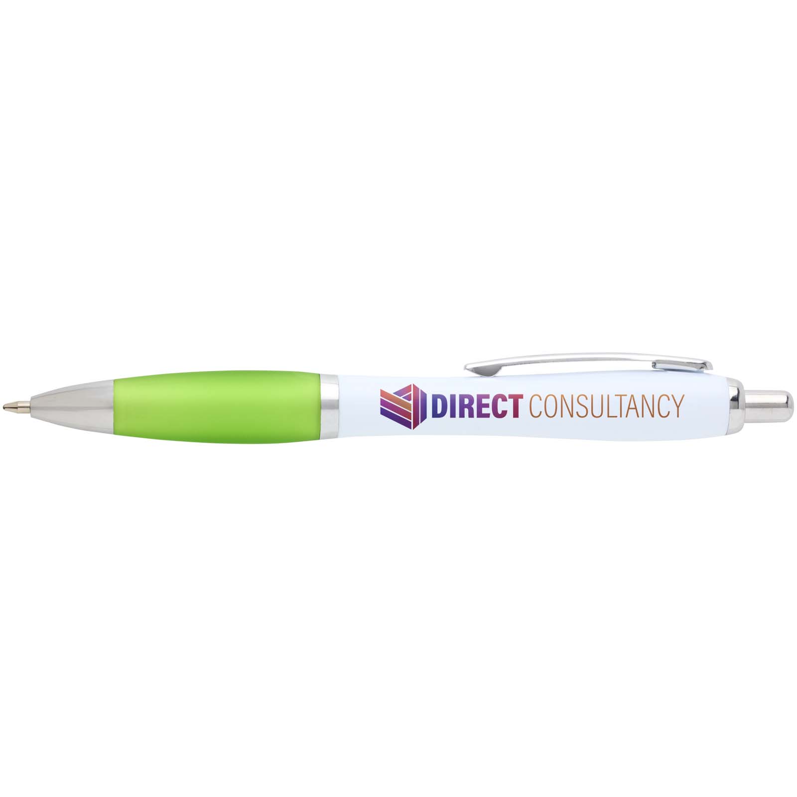 Bolígrafo de plástico reciclado Nash (tinta negra)