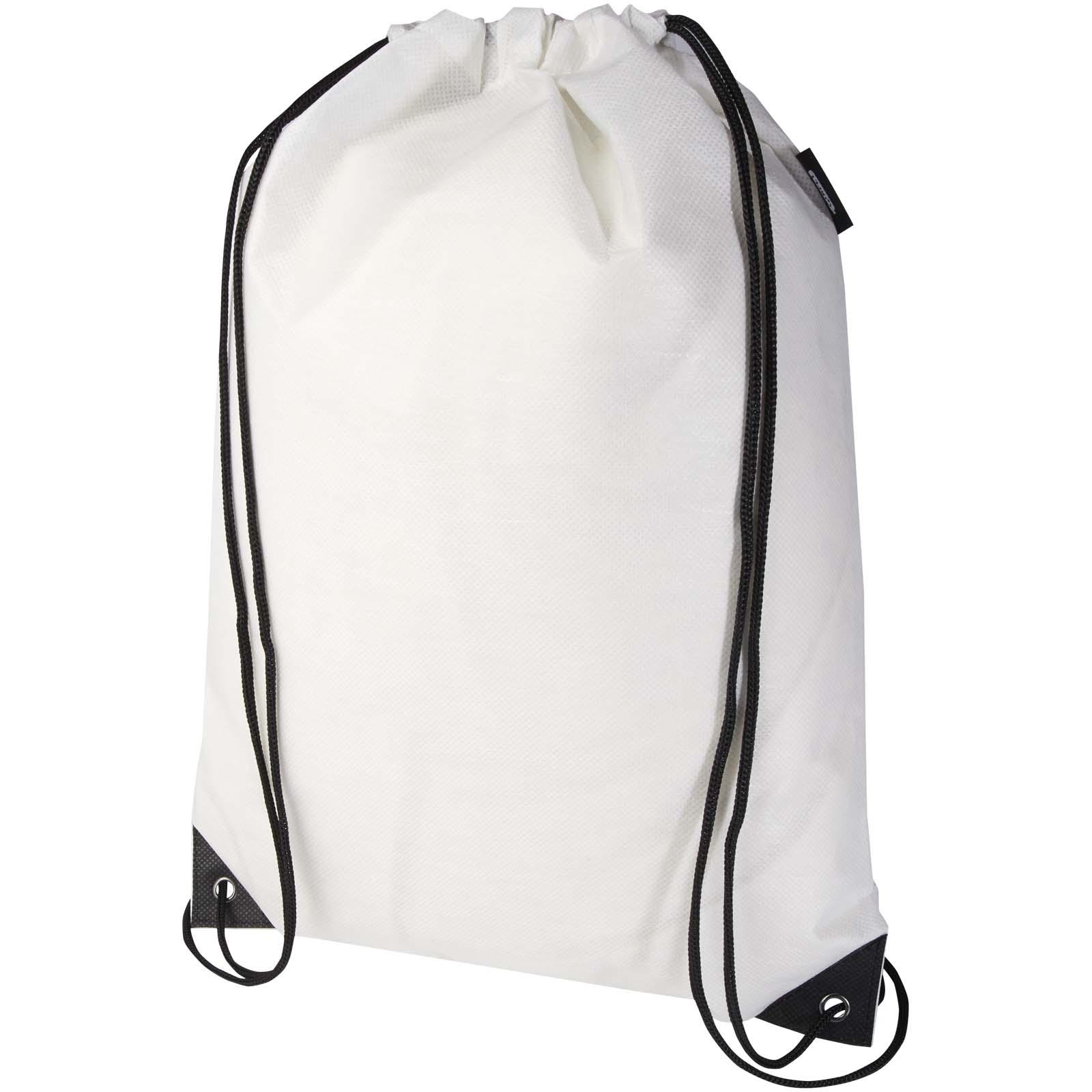 Bolsa de tela sin tejer de material reciclado GRS con cordón de 5 l Evergreen