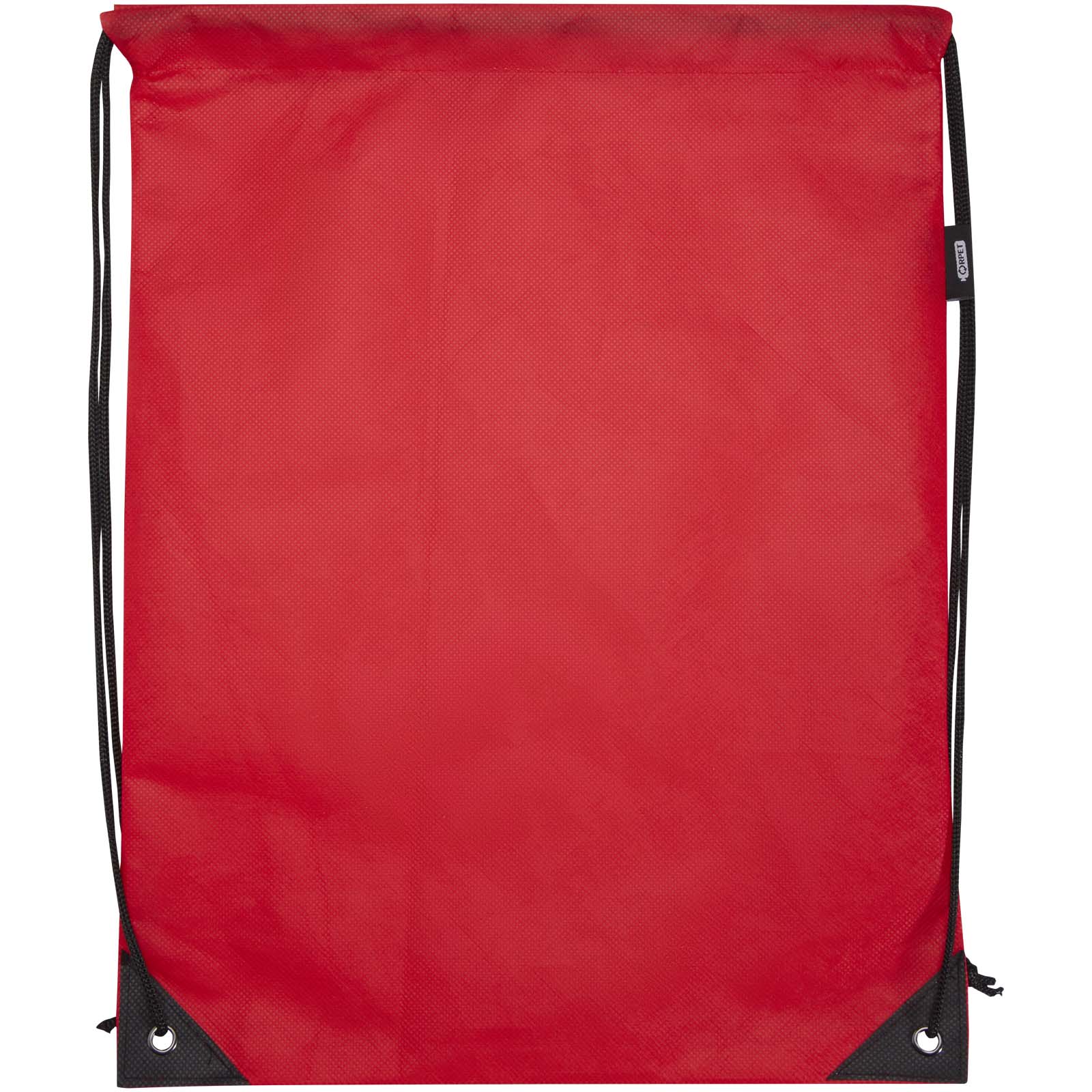 Bolsa de tela sin tejer de material reciclado GRS con cordón de 5 l Evergreen