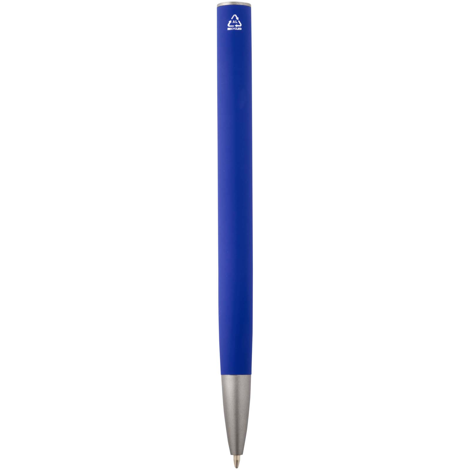 Bolígrafo de aluminio reciclado Ziguur (tinta azul)
