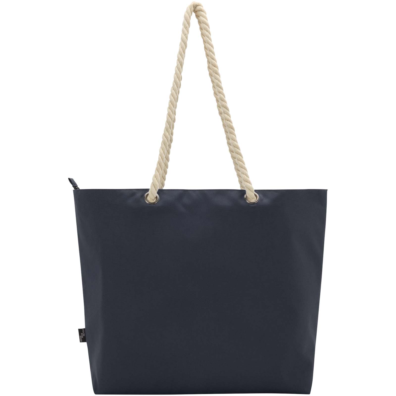Bolsa de playa refrigeradora de material reciclado GRS con asas de cuerda Panama 23L