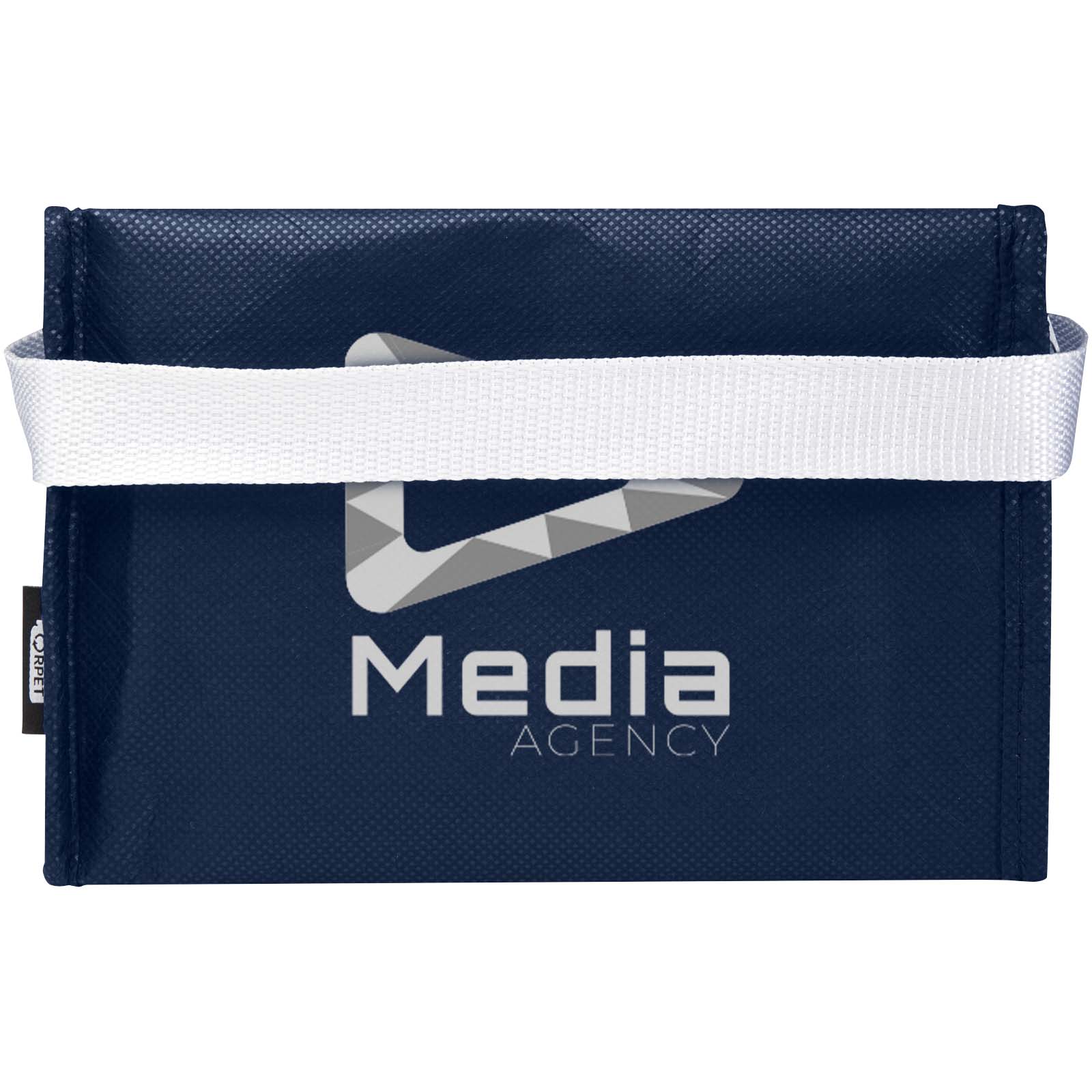 Bolsa isotérmica para 6 latas no tejida de material reciclado GRS de 4 l Spectrum