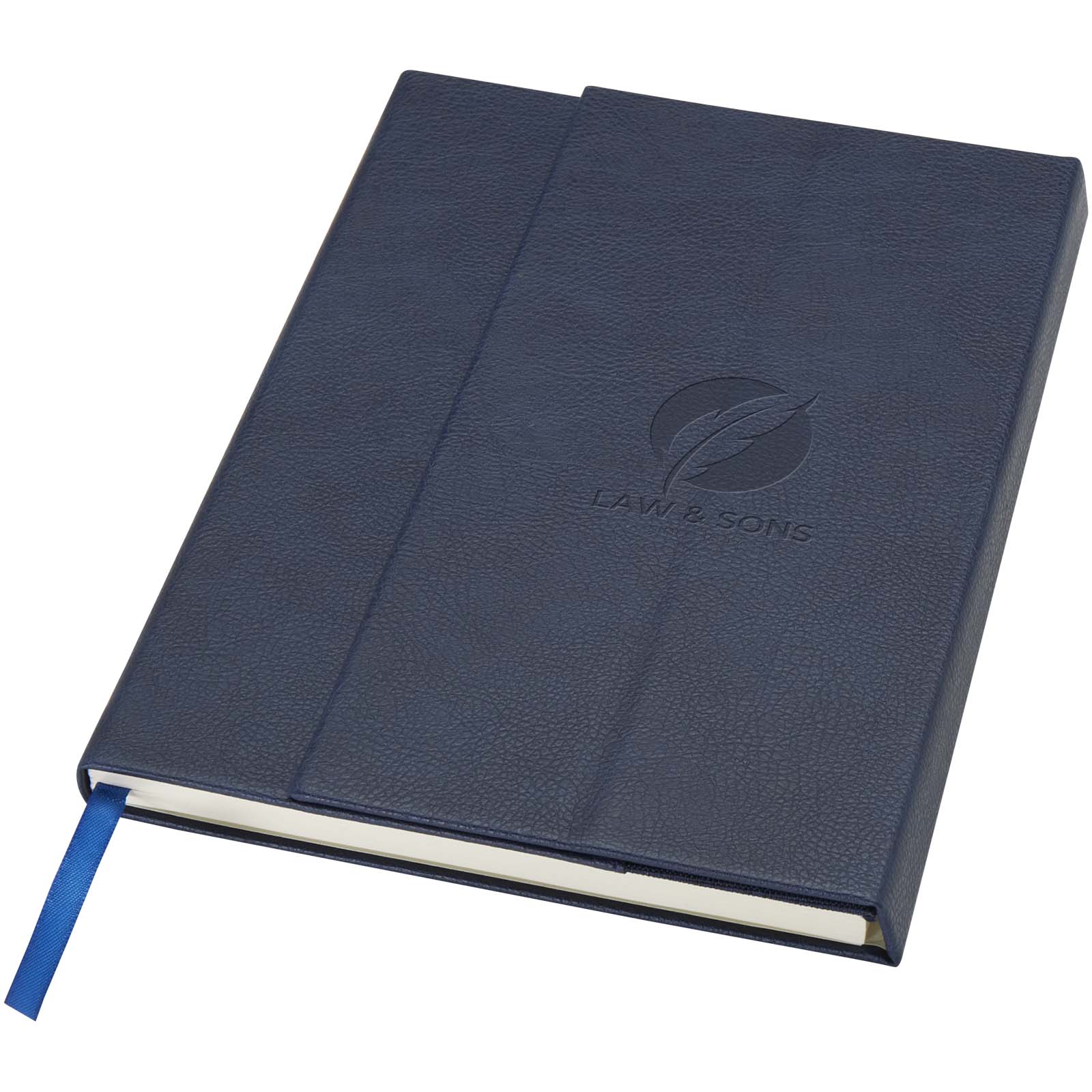 Libreta de tapa dura A5 de cuero regenerado Alejandra