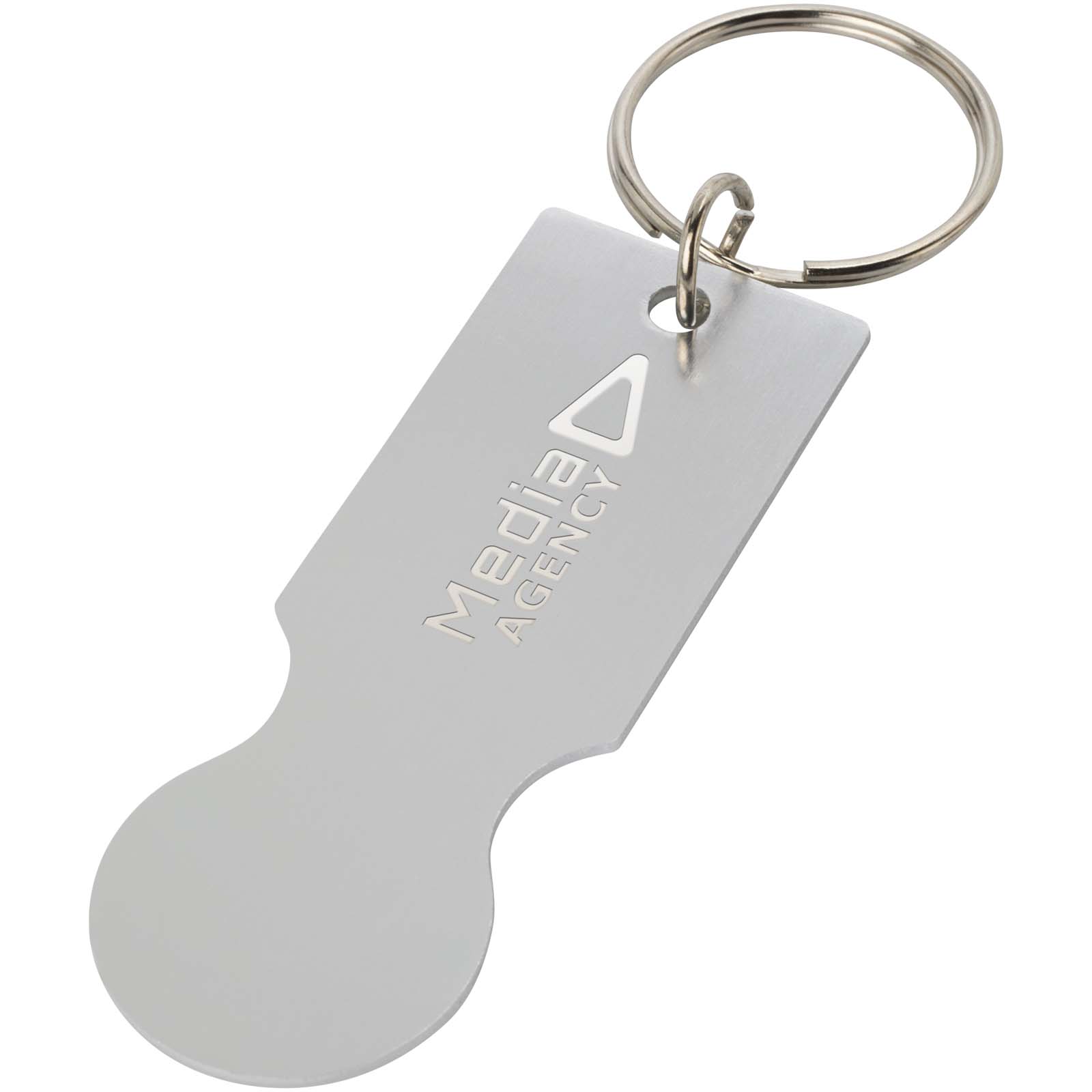 Llavero con moneda para carrito de la compra Rhea