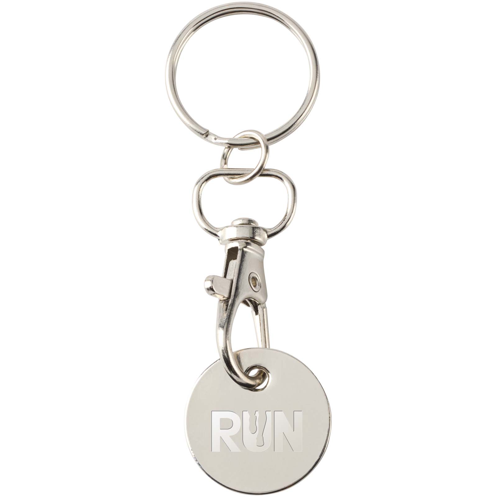 Llavero con moneda para carrito Rory