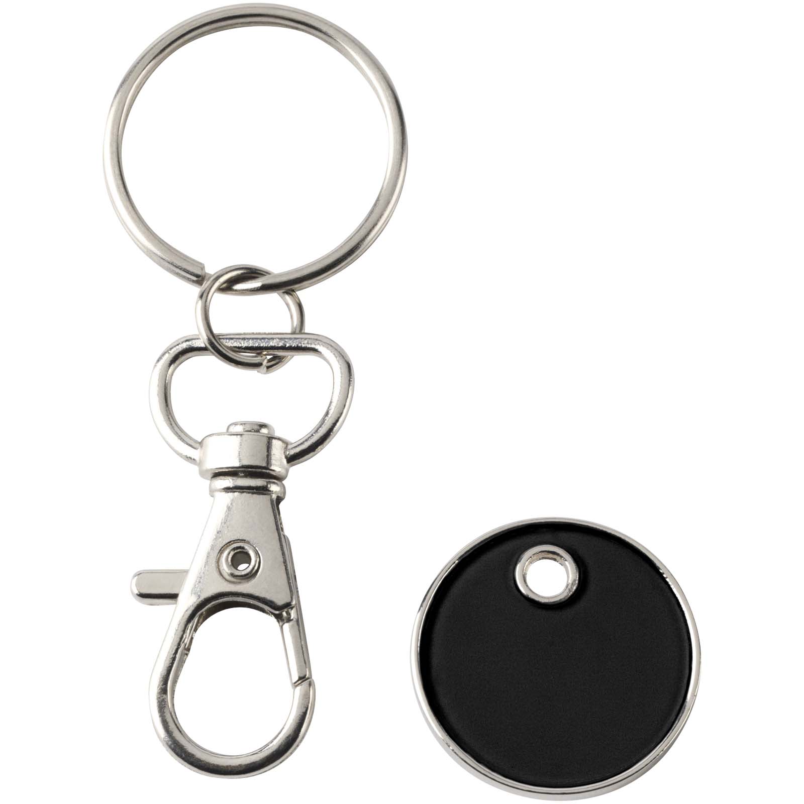 Llavero con moneda para carrito Rory