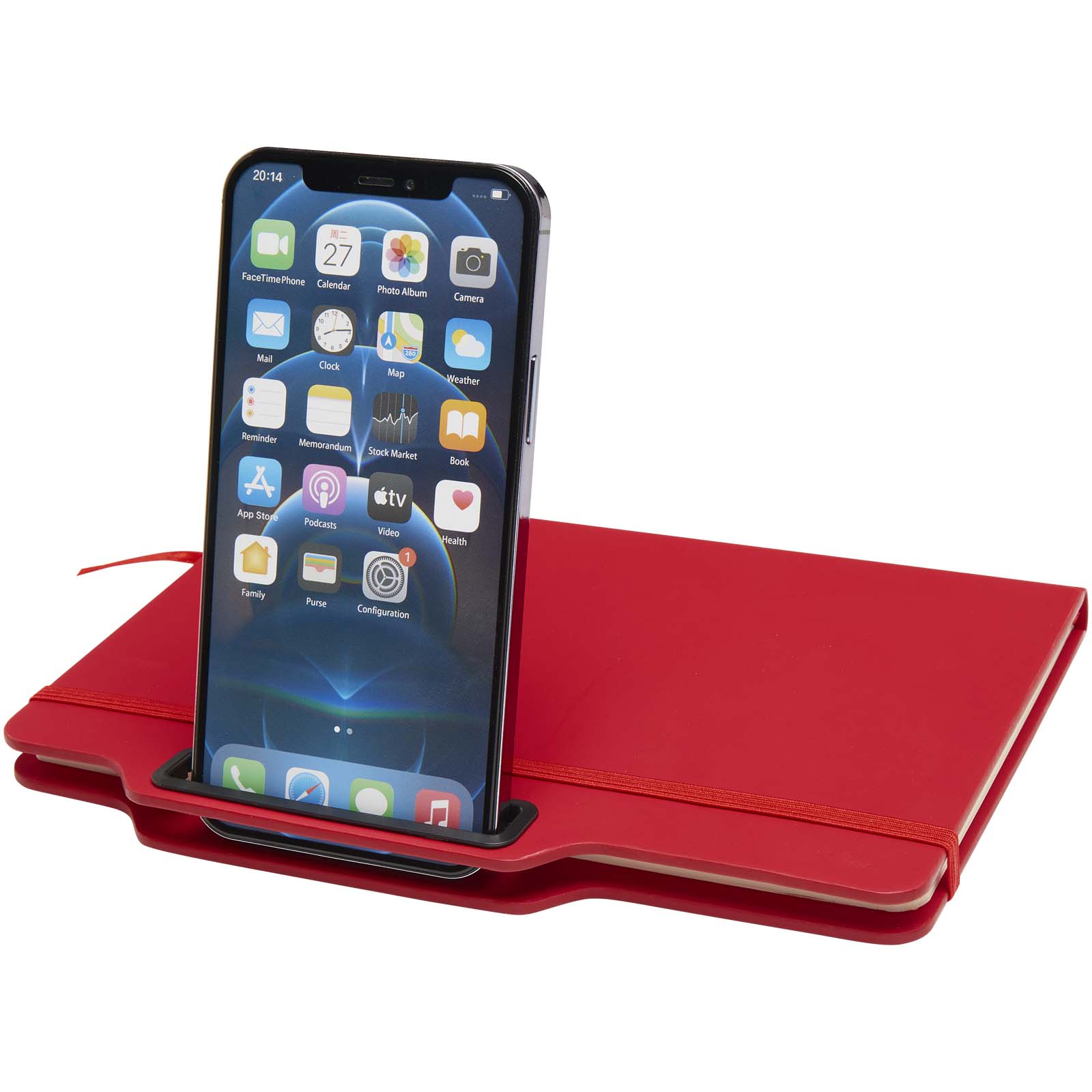 Libreta de tapa dura A5 con combinación de bolígrafo y lápiz Nexus (tinta negra)