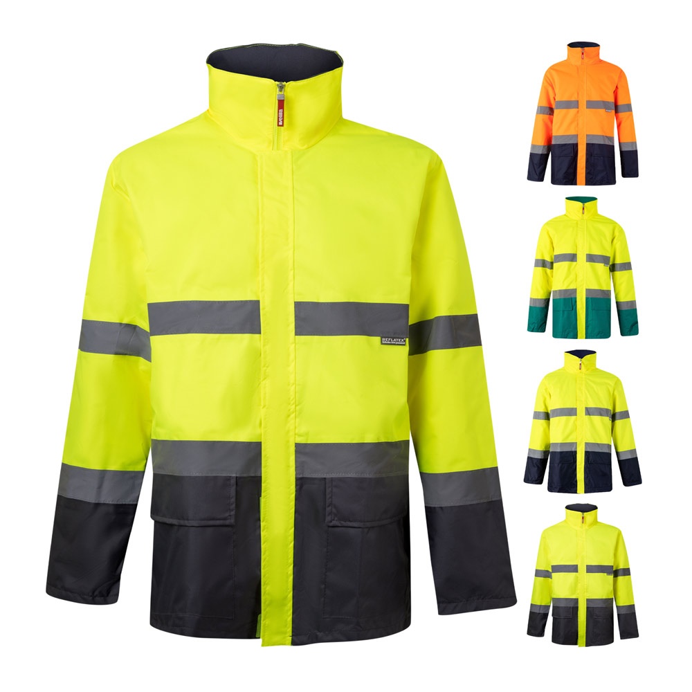 VL THEMIS LARGE. Parka bicolor (190g/m²), en poliéster (100%), con revestimiento de PU