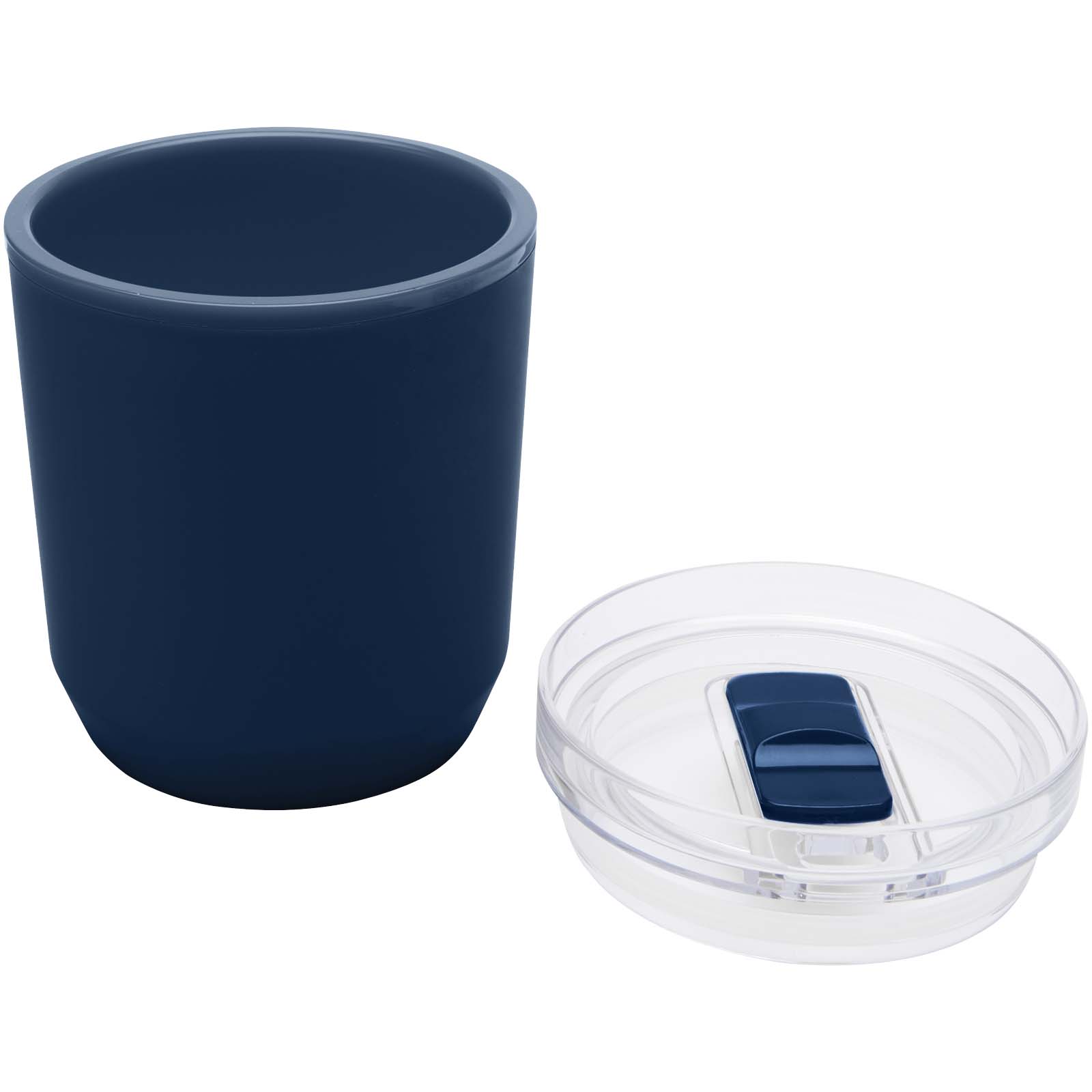 Vaso de doble pared de plástico reciclado de 180 ml Hudson
