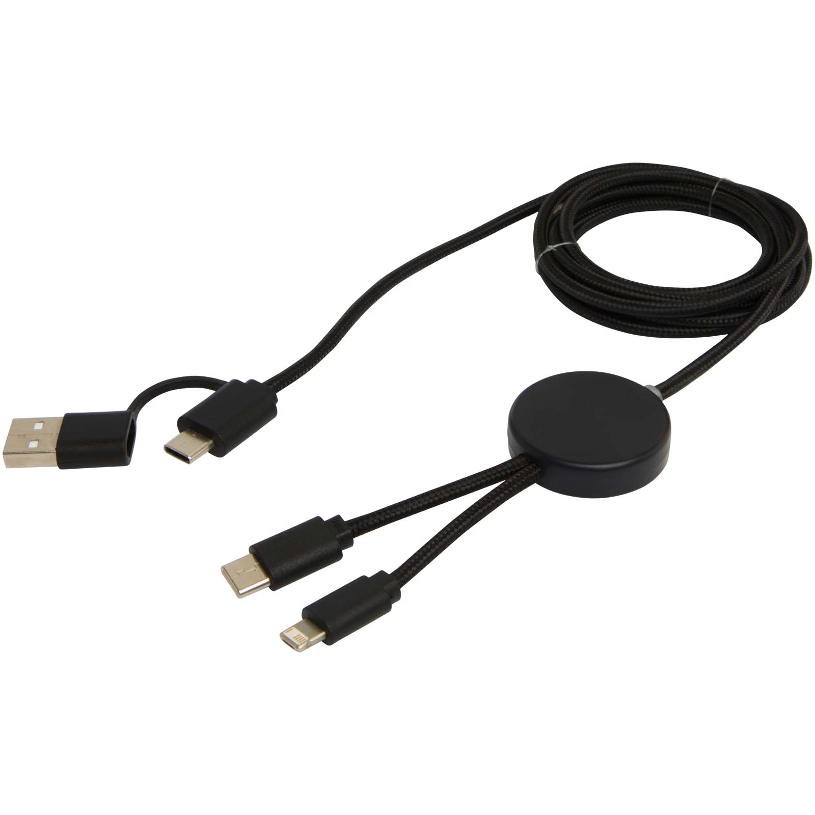 Cable 5 en 1 de plástico reciclado de 150 cm para sincronización de datos y carga rápida de 27 W Citala