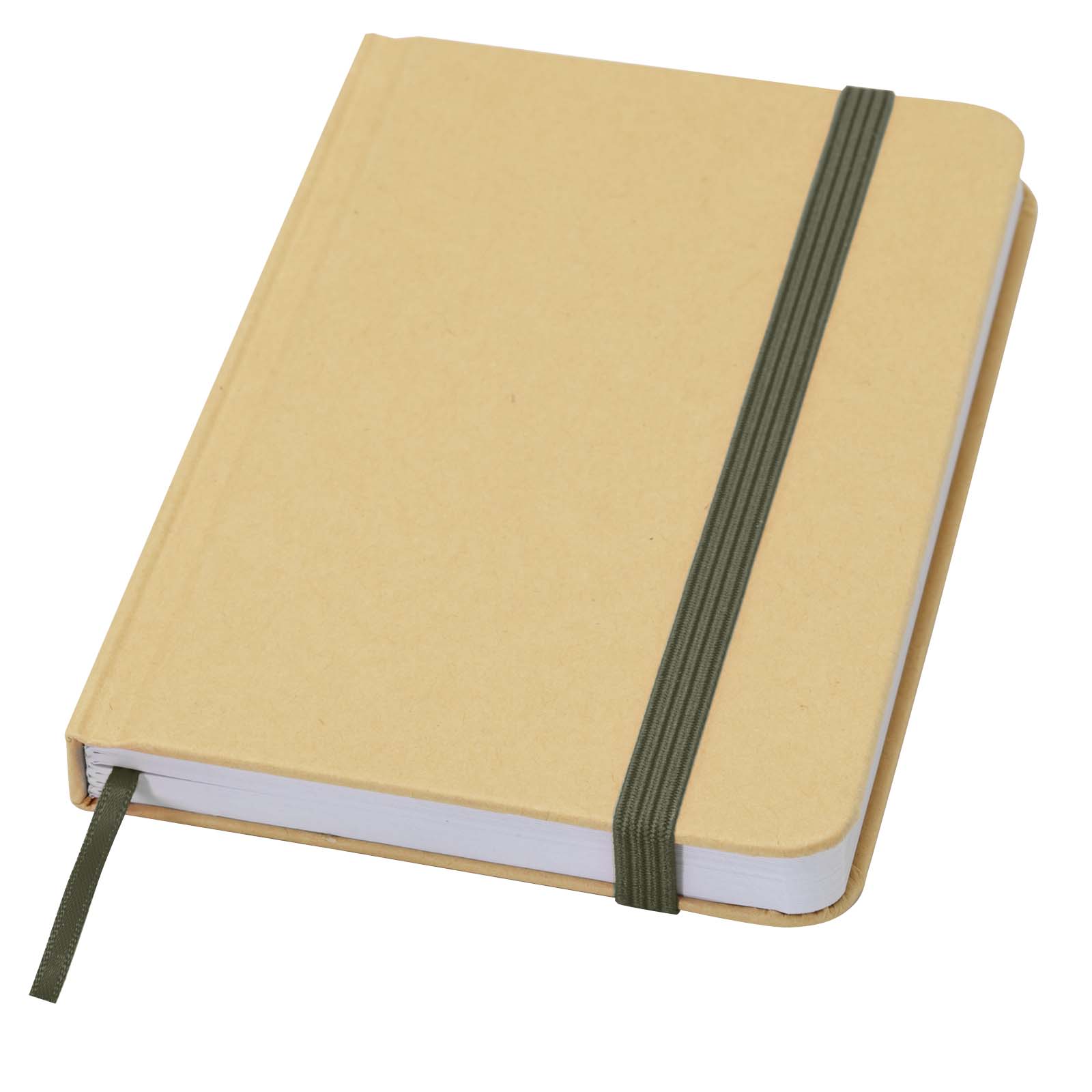 Libreta de tapa dura A6 de material reciclado con páginas lisas Reed