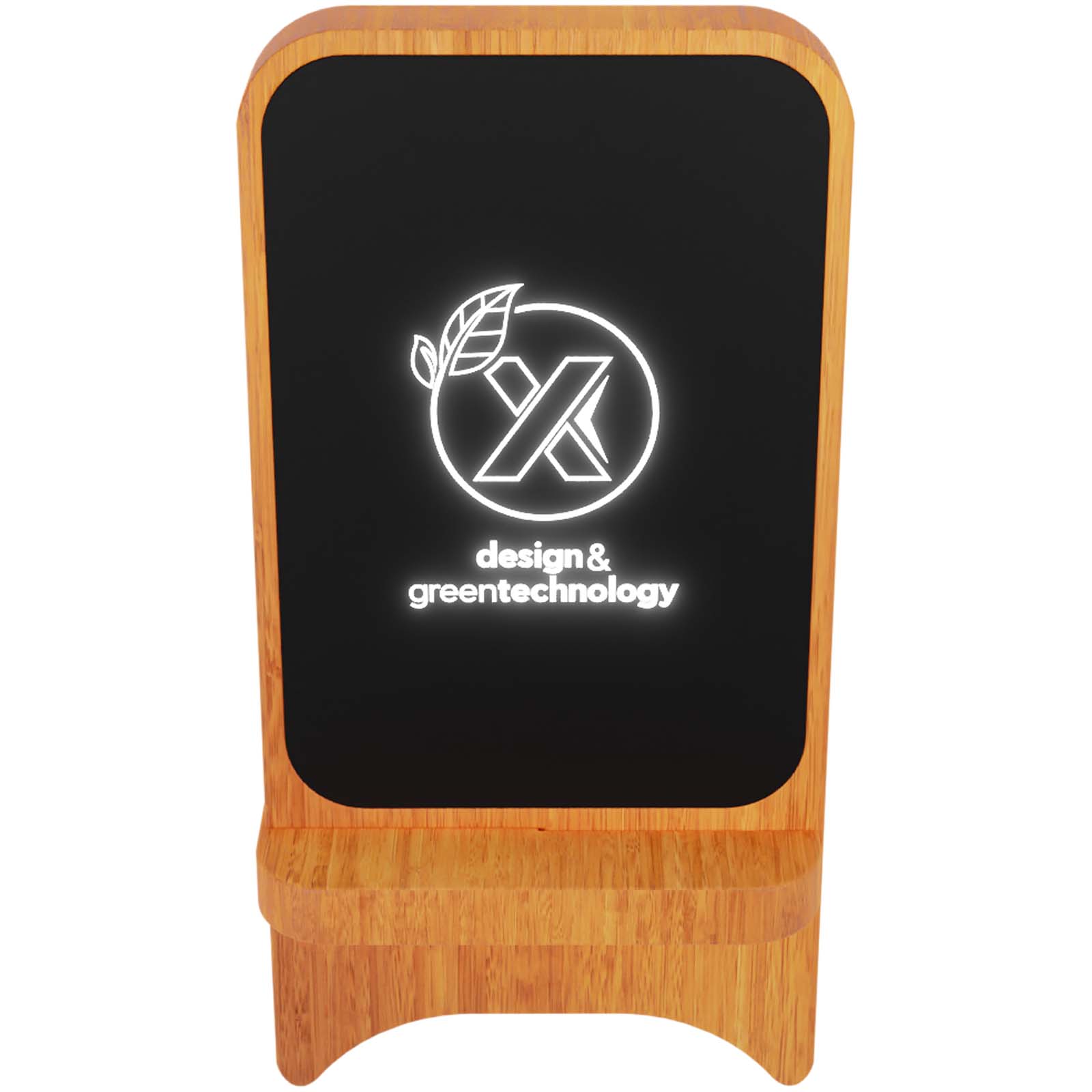 Cargador inalámbrico de madera de 15 W luminoso SCX.design W16