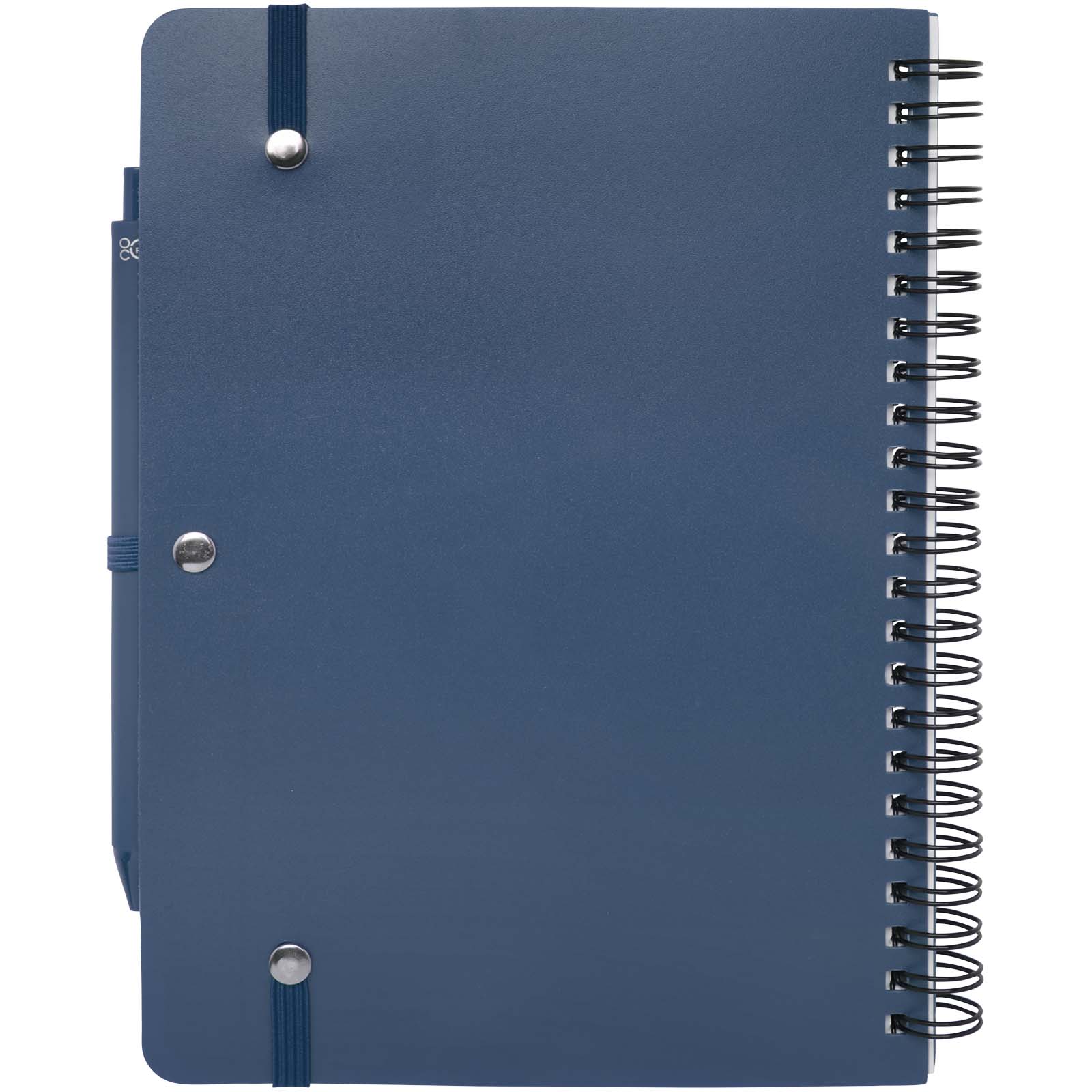 Libreta de tapa dura A5 de plástico procedente del océano con bolígrafo Thalaasa (tinta negra)