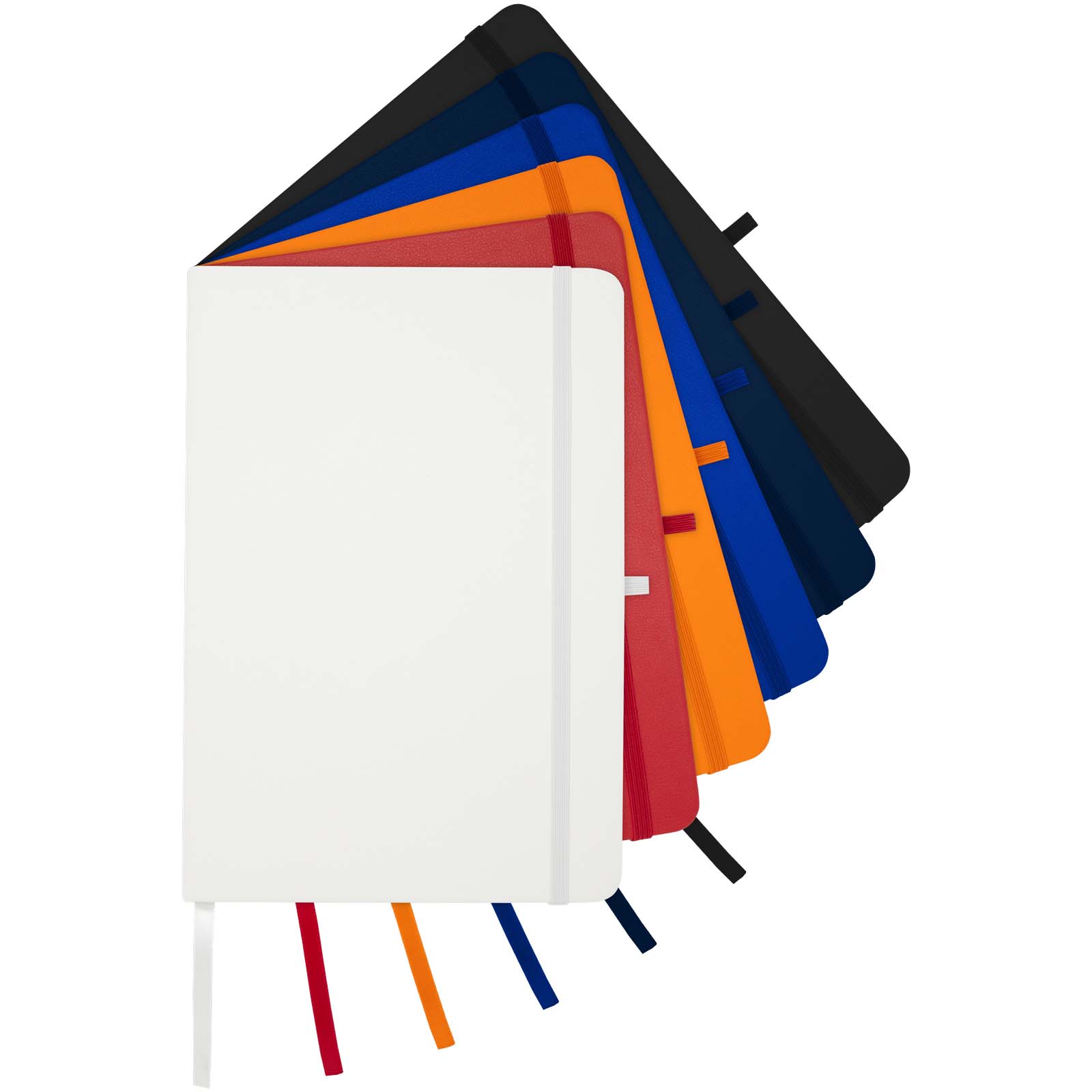 Libreta de tapa dura A5 de material reciclado con páginas rayadas Teak