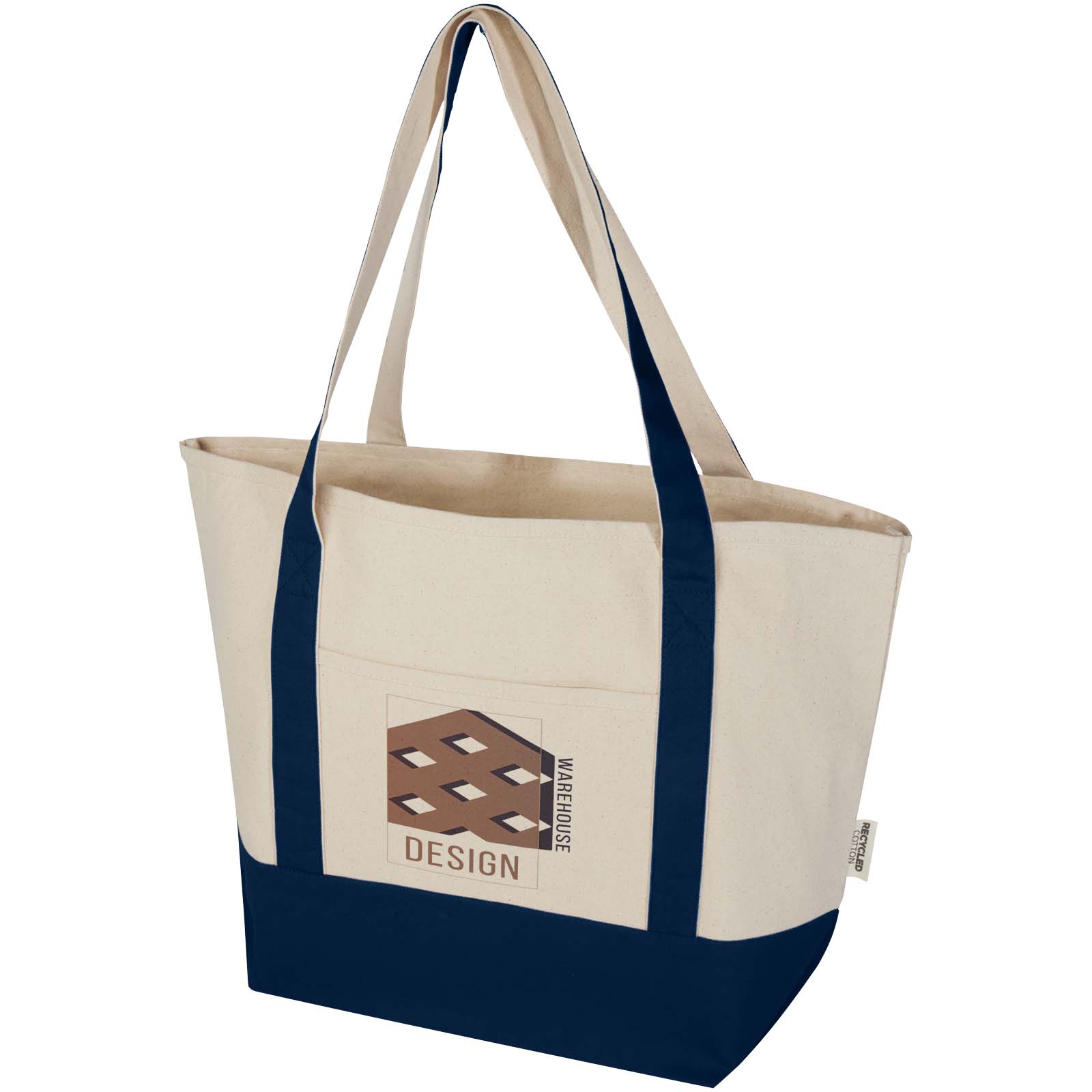 Bolsa Tote de algodón reciclado GRS de 320 g/m² Sam