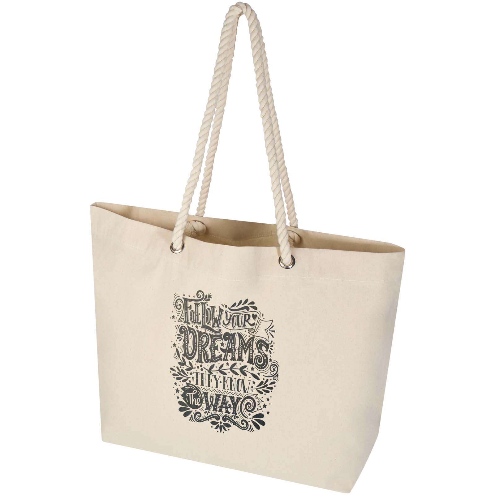 Bolsa Tote de playa de material reciclado GRS de 270 g/m² Florida