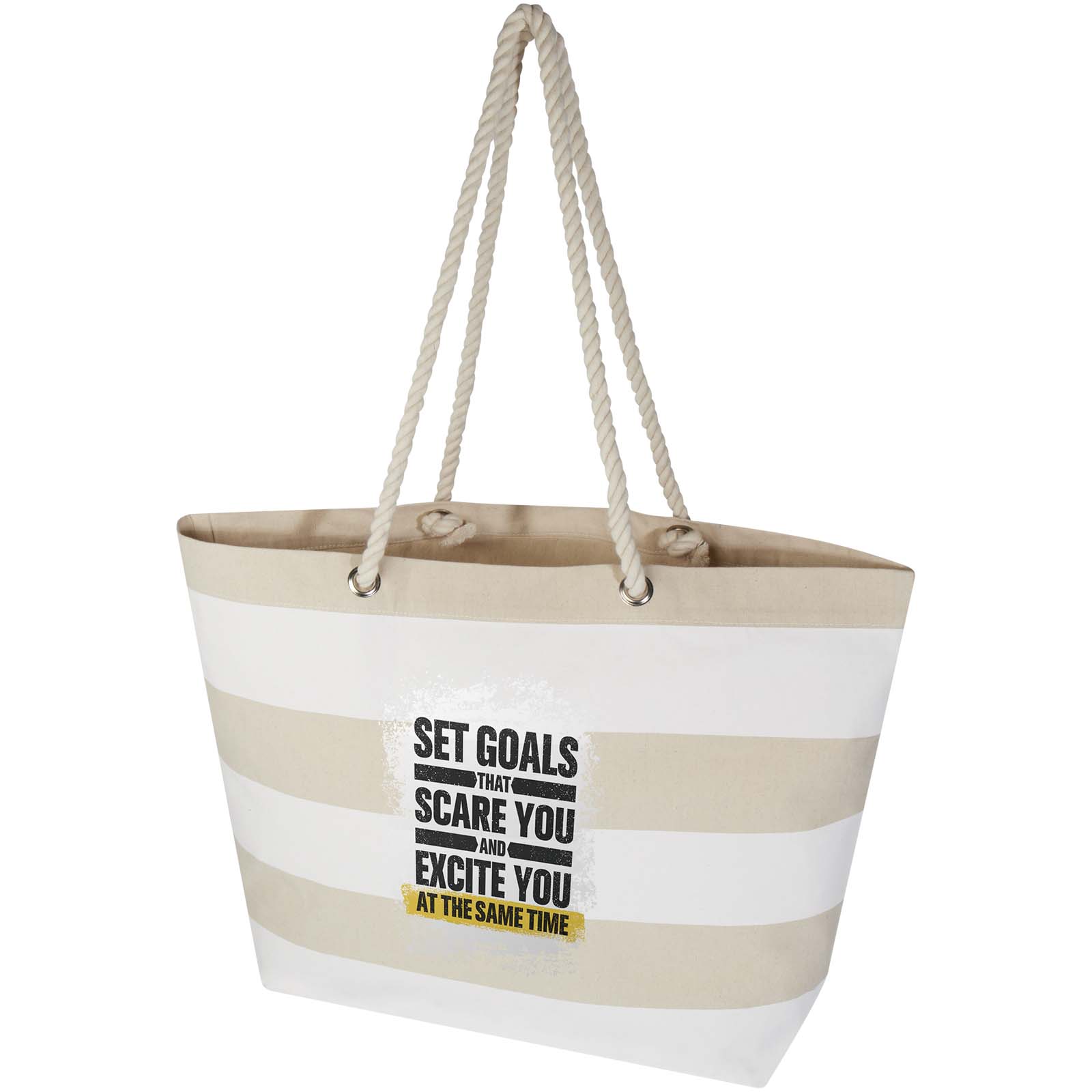 Bolsa Tote de playa de material reciclado GRS de 270 g/m² Florida