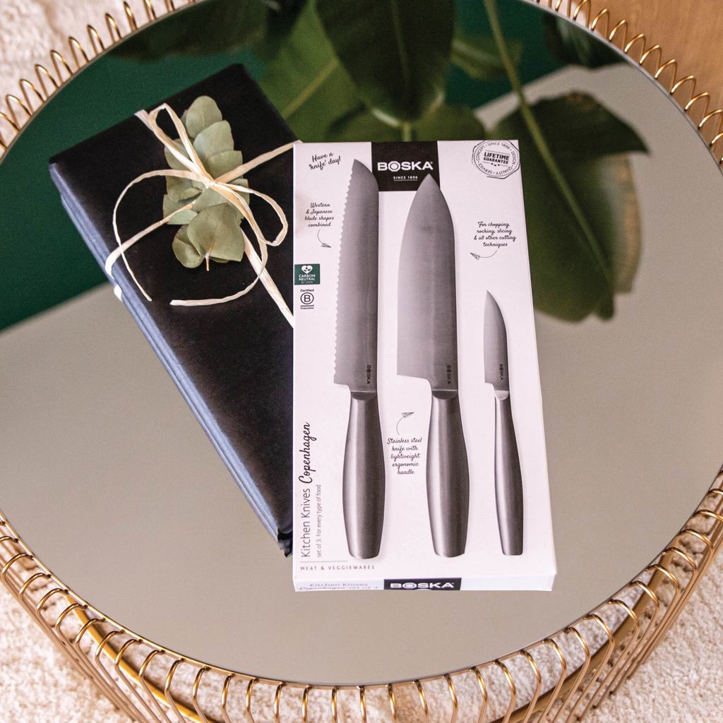 Set de Cuchillos de Cocina Copenhagen de BOSKA, set de 3