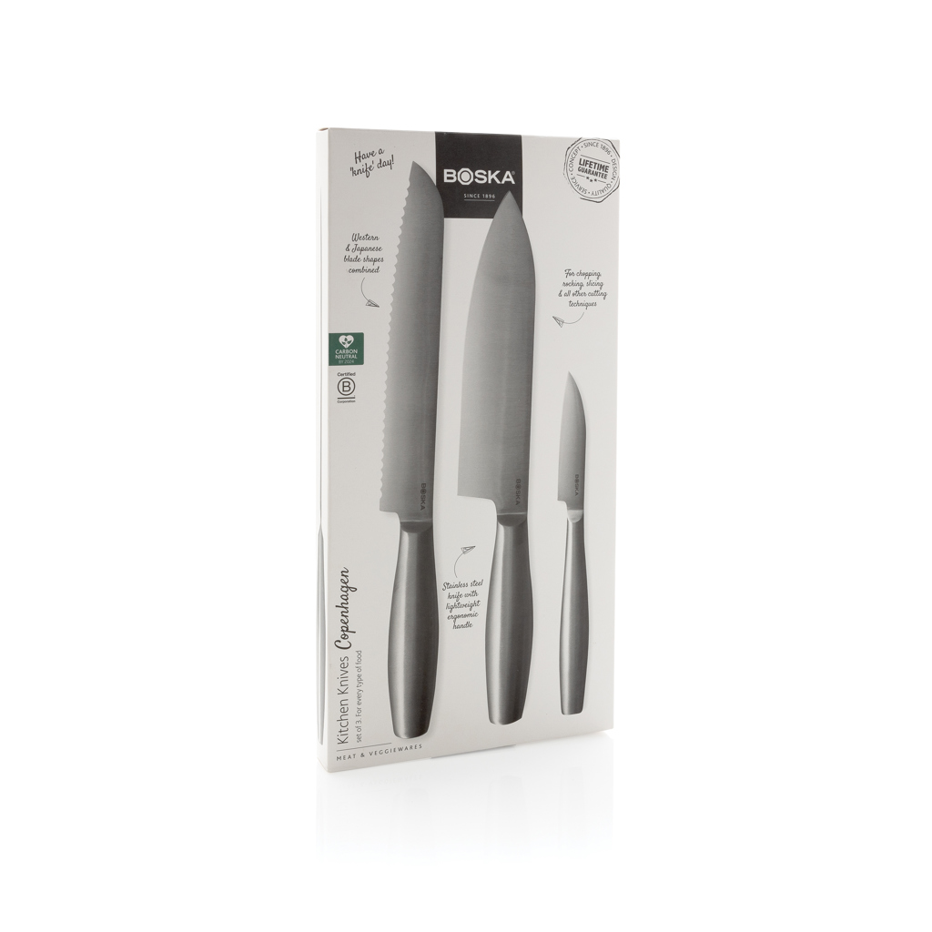 Set de Cuchillos de Cocina Copenhagen de BOSKA, set de 3