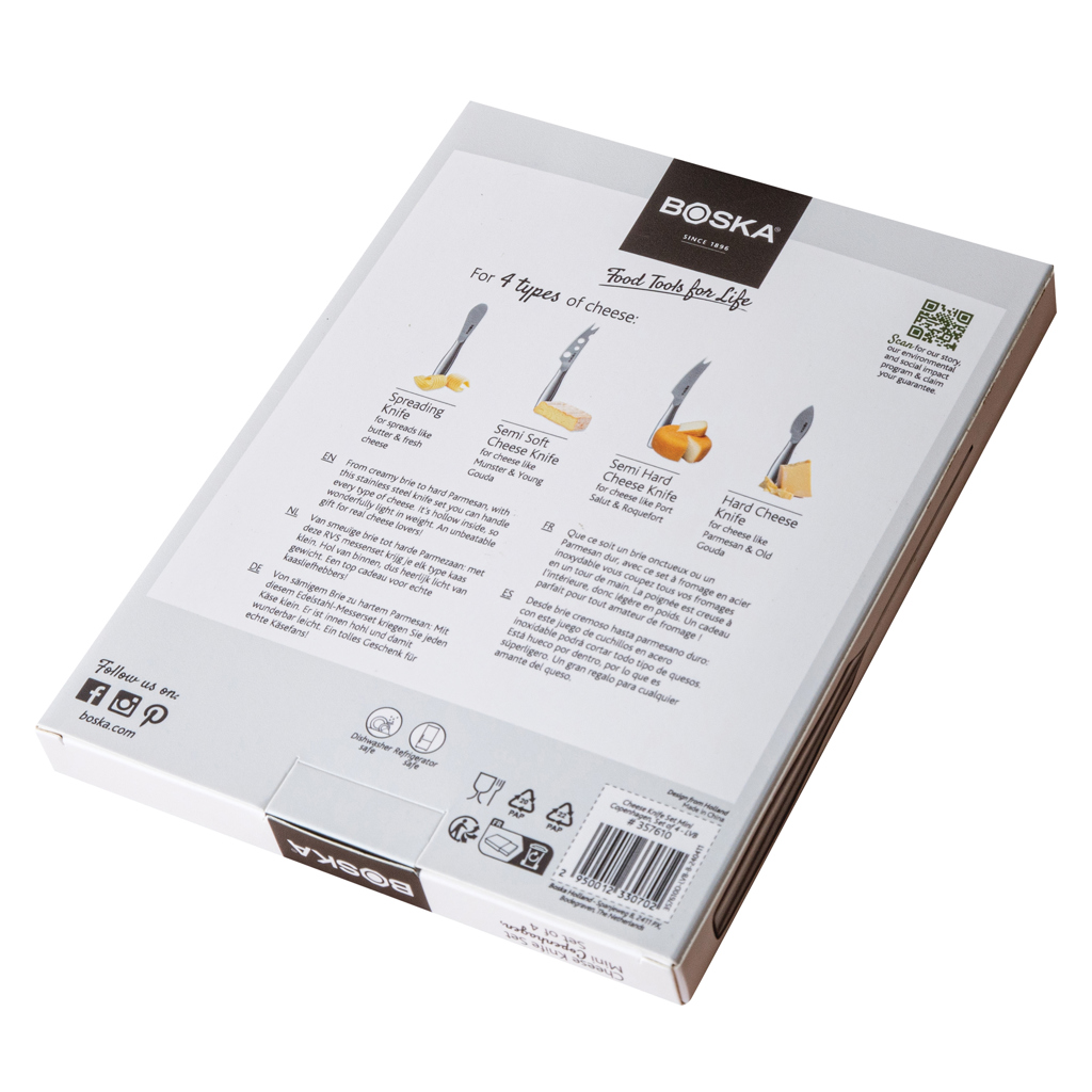Set Mini de Cuchillos para Queso Copenhagen de BOSKA