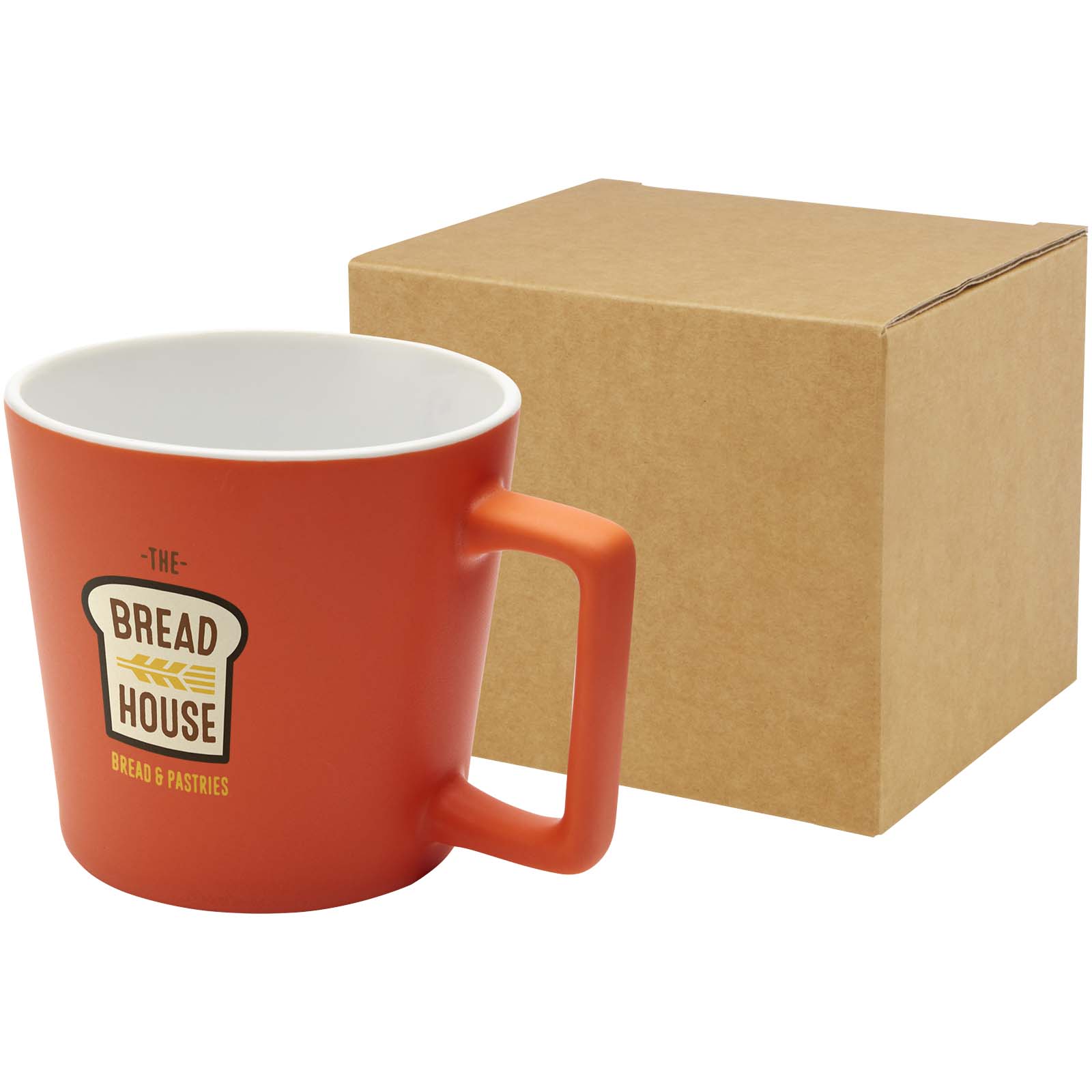 Taza de cerámica de 370 ml con acabado mate Cali