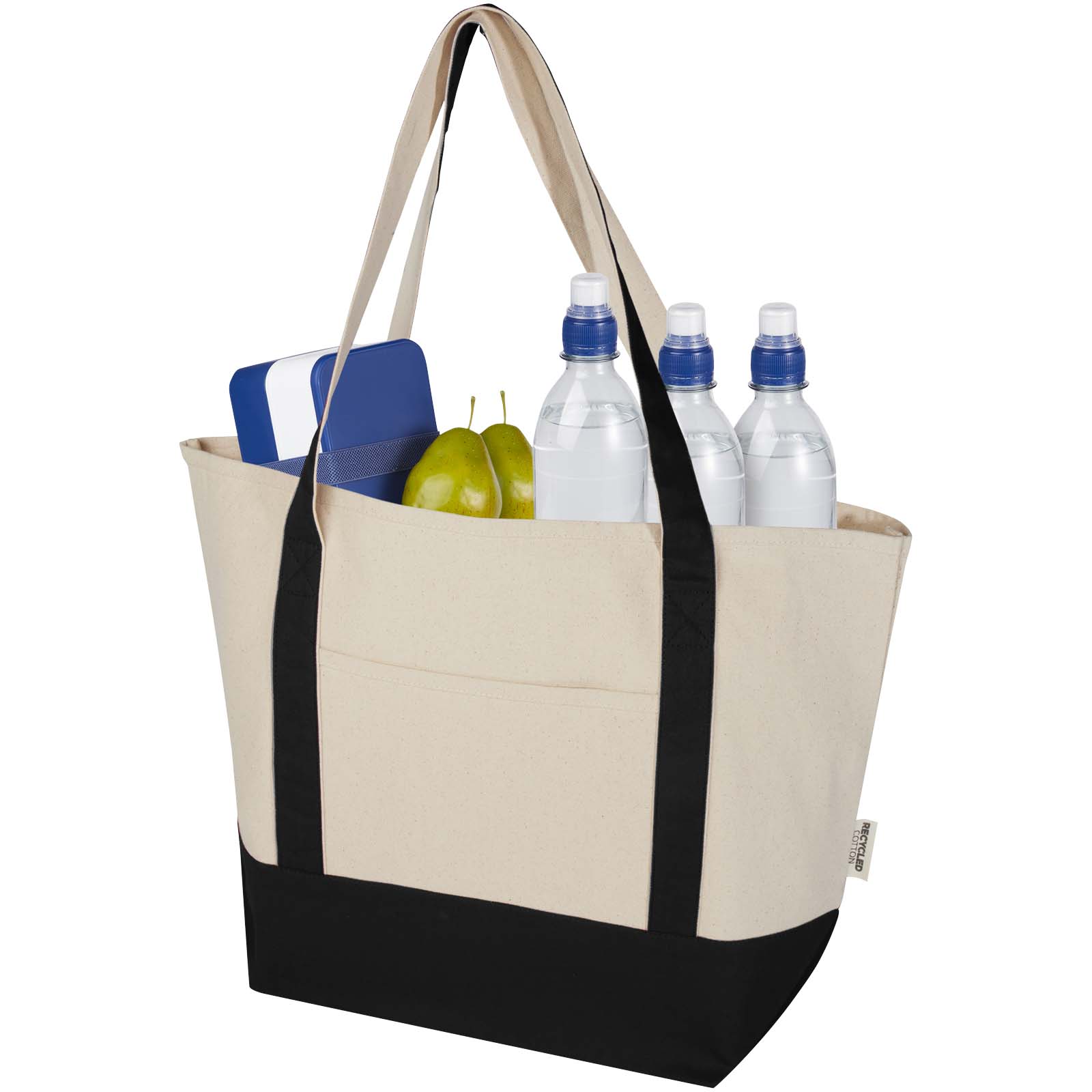 Bolsa Tote de algodón reciclado GRS de 320 g/m² Sam