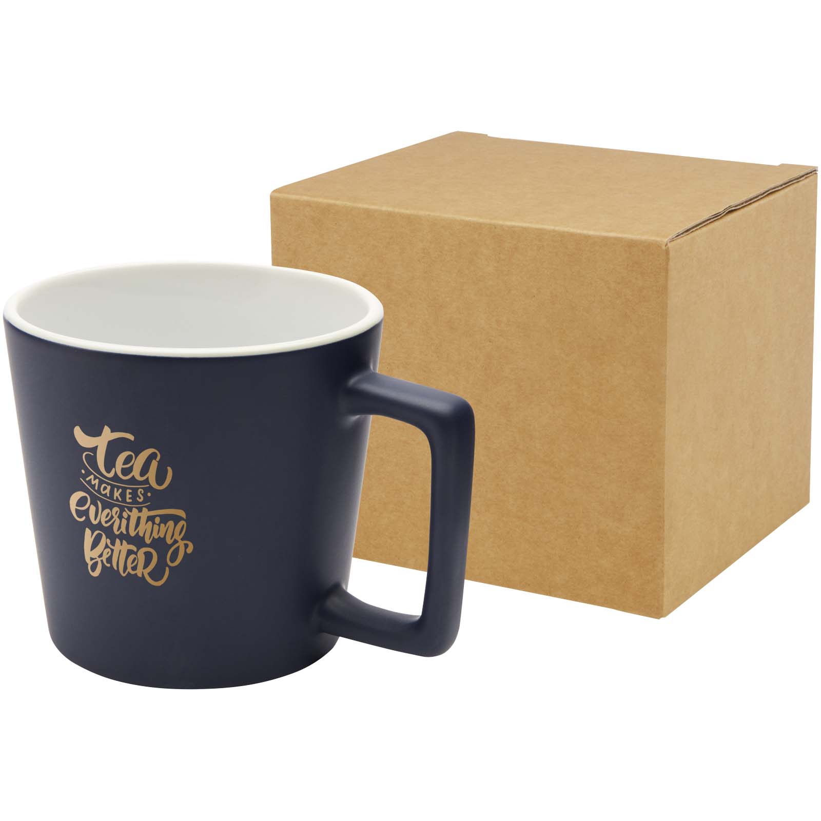 Taza de cerámica de 370 ml con acabado mate Cali