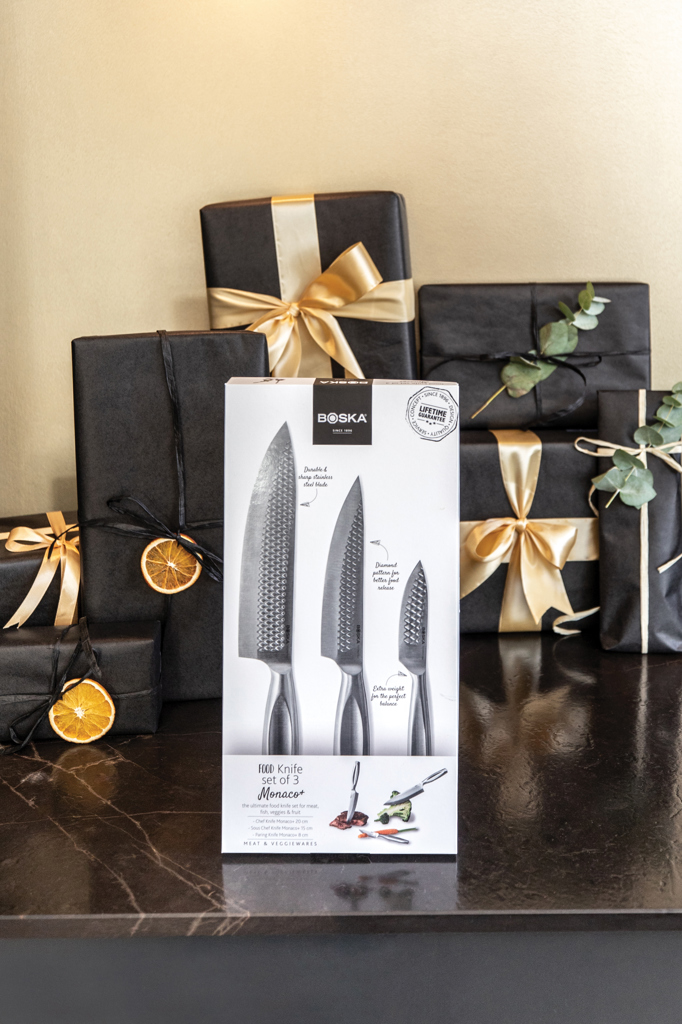 Set de Cuchillos de Cocina Monaco+, set de 3 de BOSKA