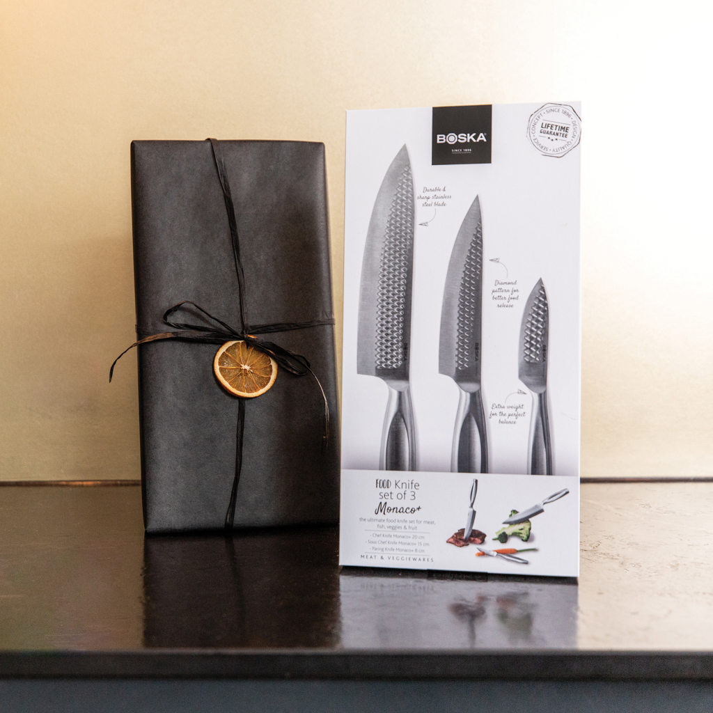 Set de Cuchillos de Cocina Monaco+, set de 3 de BOSKA