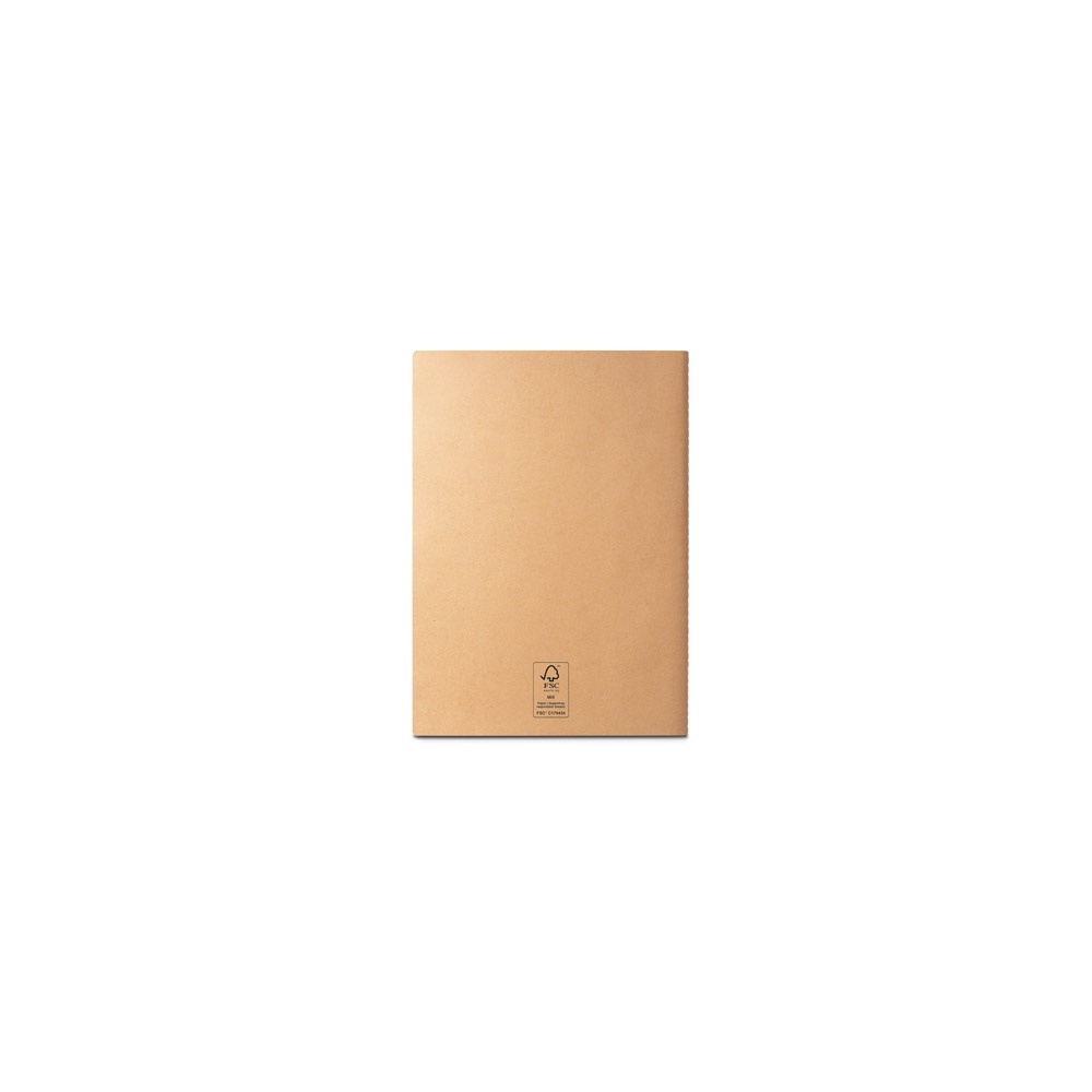 ALCOTT A6. Bloc de notas con tapa de cartón (250 g/m²) y páginas lisas