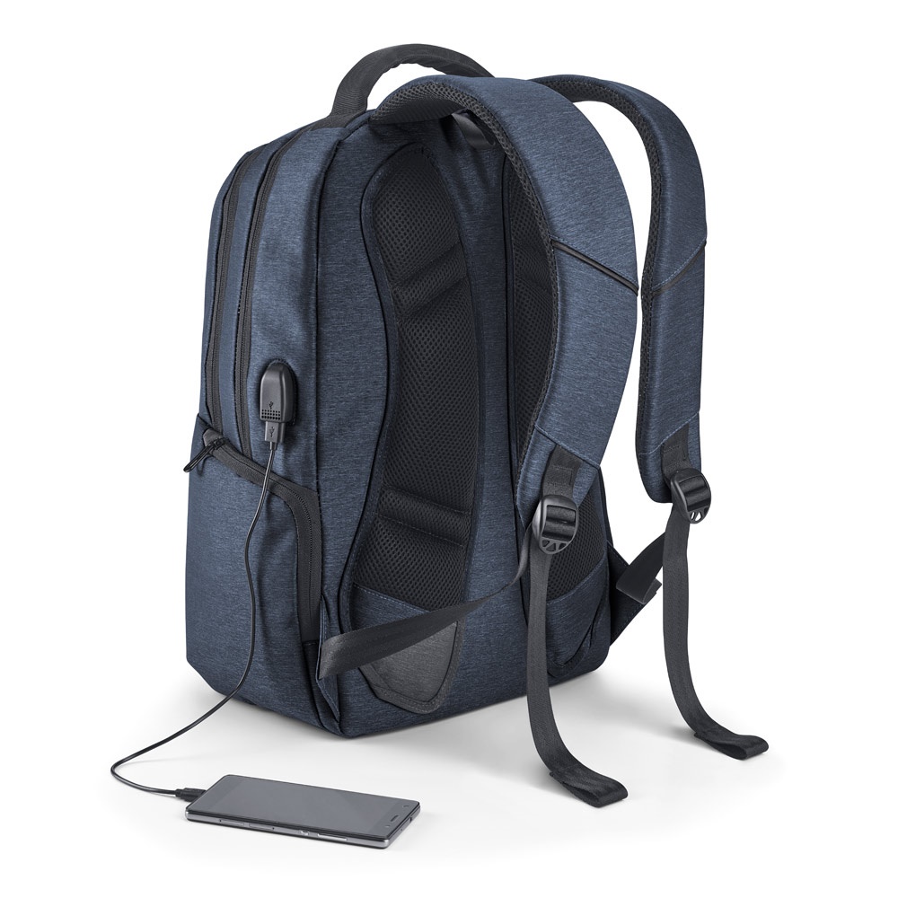 BOSTON. Mochila para portátil de 17" de nylon impermeable de 2Tone