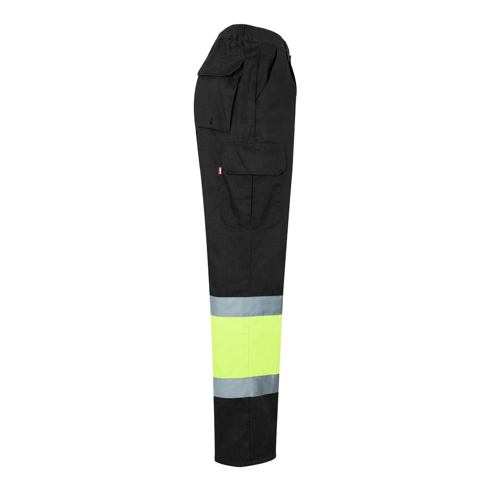 VL ATHENA. Pantalón de sarga bicolor (210 g/m²), forrado, multibolsillos, en algodón (20 %) y poliéster (80 %)