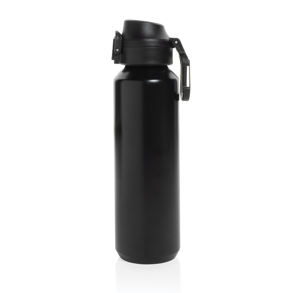 Botella deportiva Via RCS Re-steel con tapa bloqueable 600ML