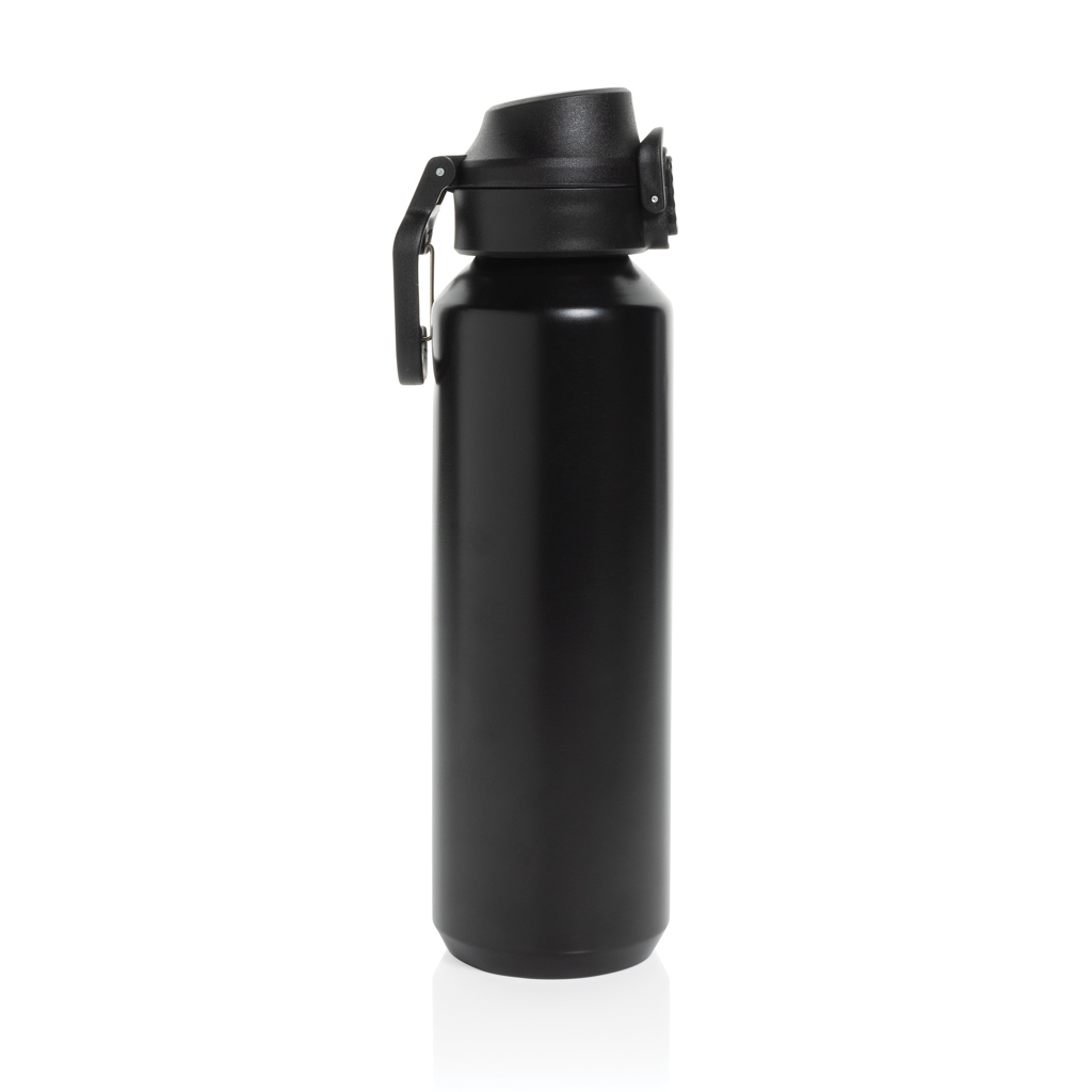Botella deportiva Via RCS Re-steel con tapa bloqueable 600ML