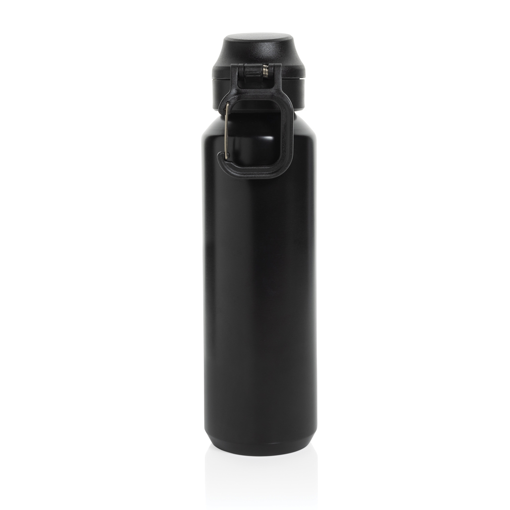 Botella deportiva Via RCS Re-steel con tapa bloqueable 600ML