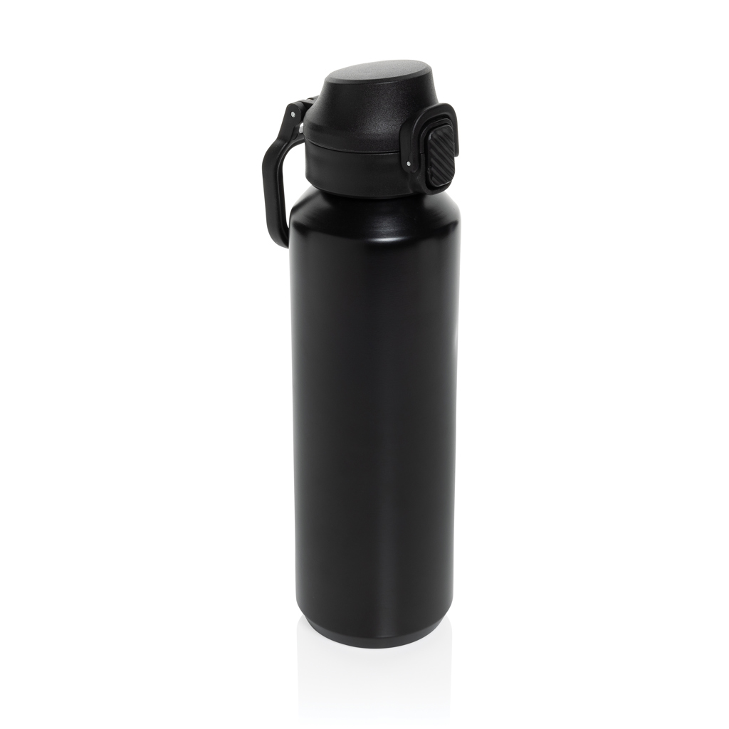 Botella deportiva Via RCS Re-steel con tapa bloqueable 600ML